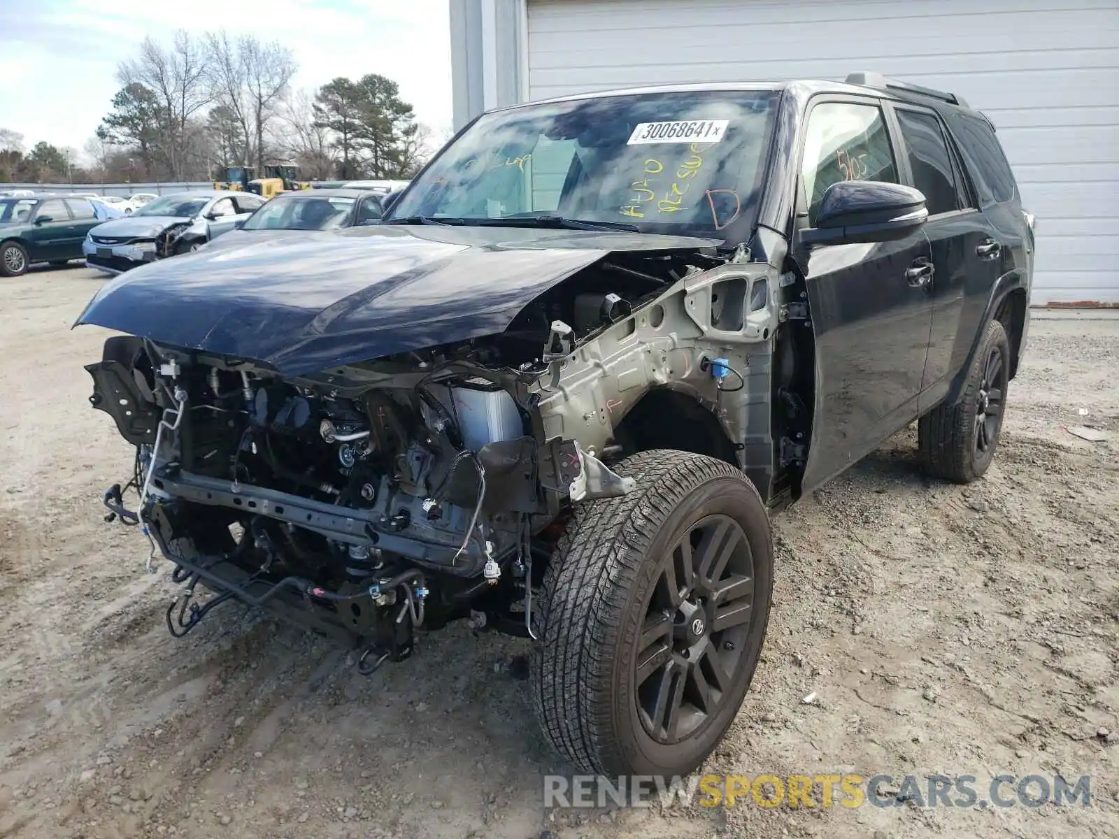 2 Photograph of a damaged car JTEBU5JR6L5788339 TOYOTA 4RUNNER 2020