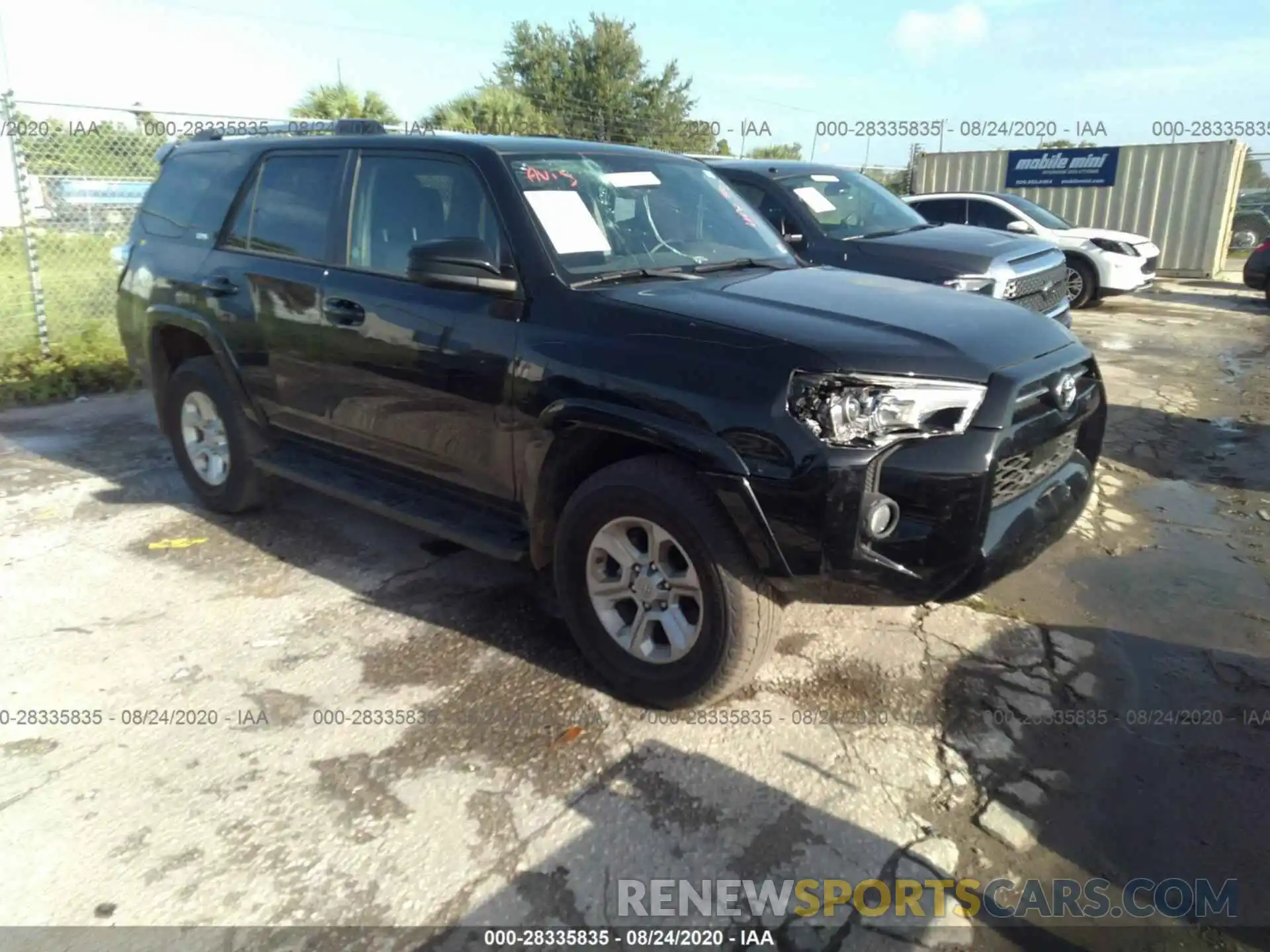 1 Photograph of a damaged car JTEBU5JR6L5791130 TOYOTA 4RUNNER 2020