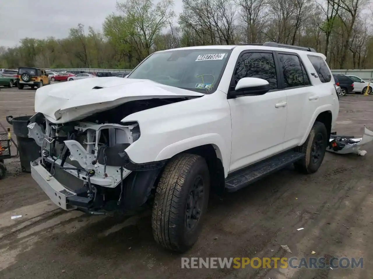 2 Photograph of a damaged car JTEBU5JR6L5791449 TOYOTA 4RUNNER 2020