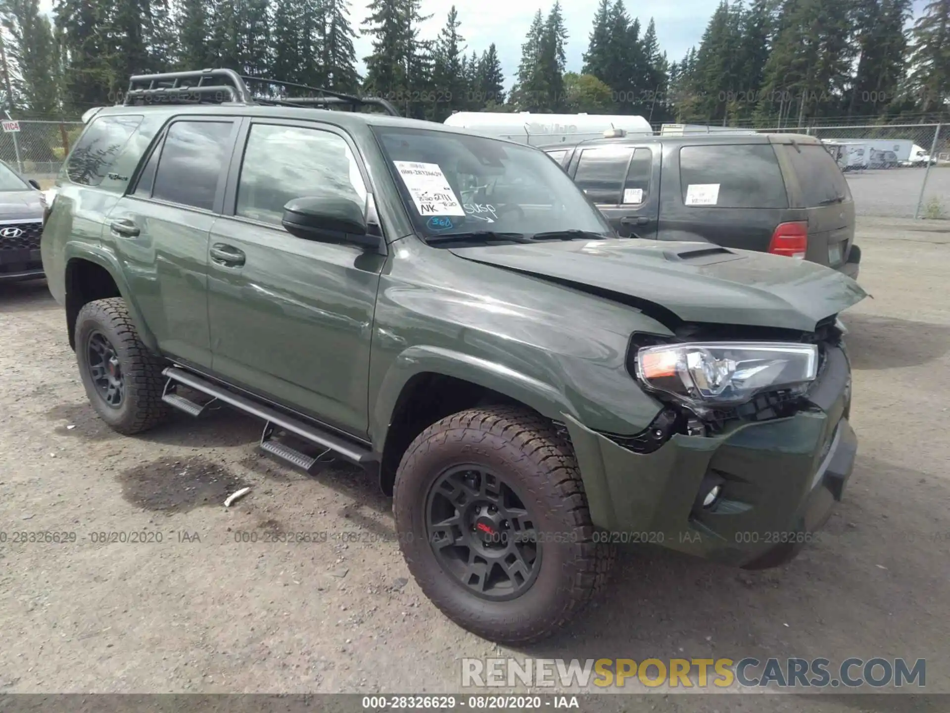 1 Photograph of a damaged car JTEBU5JR6L5800232 TOYOTA 4RUNNER 2020