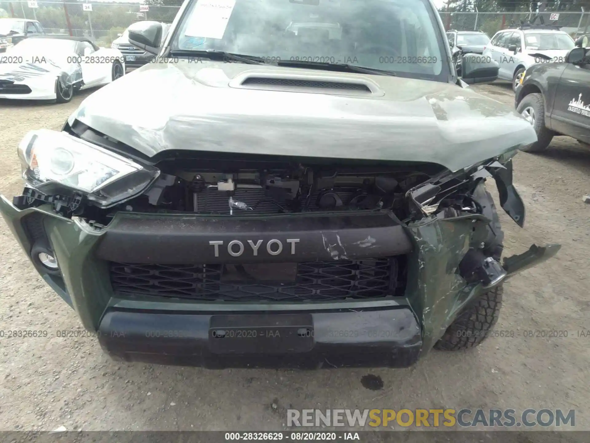 6 Photograph of a damaged car JTEBU5JR6L5800232 TOYOTA 4RUNNER 2020