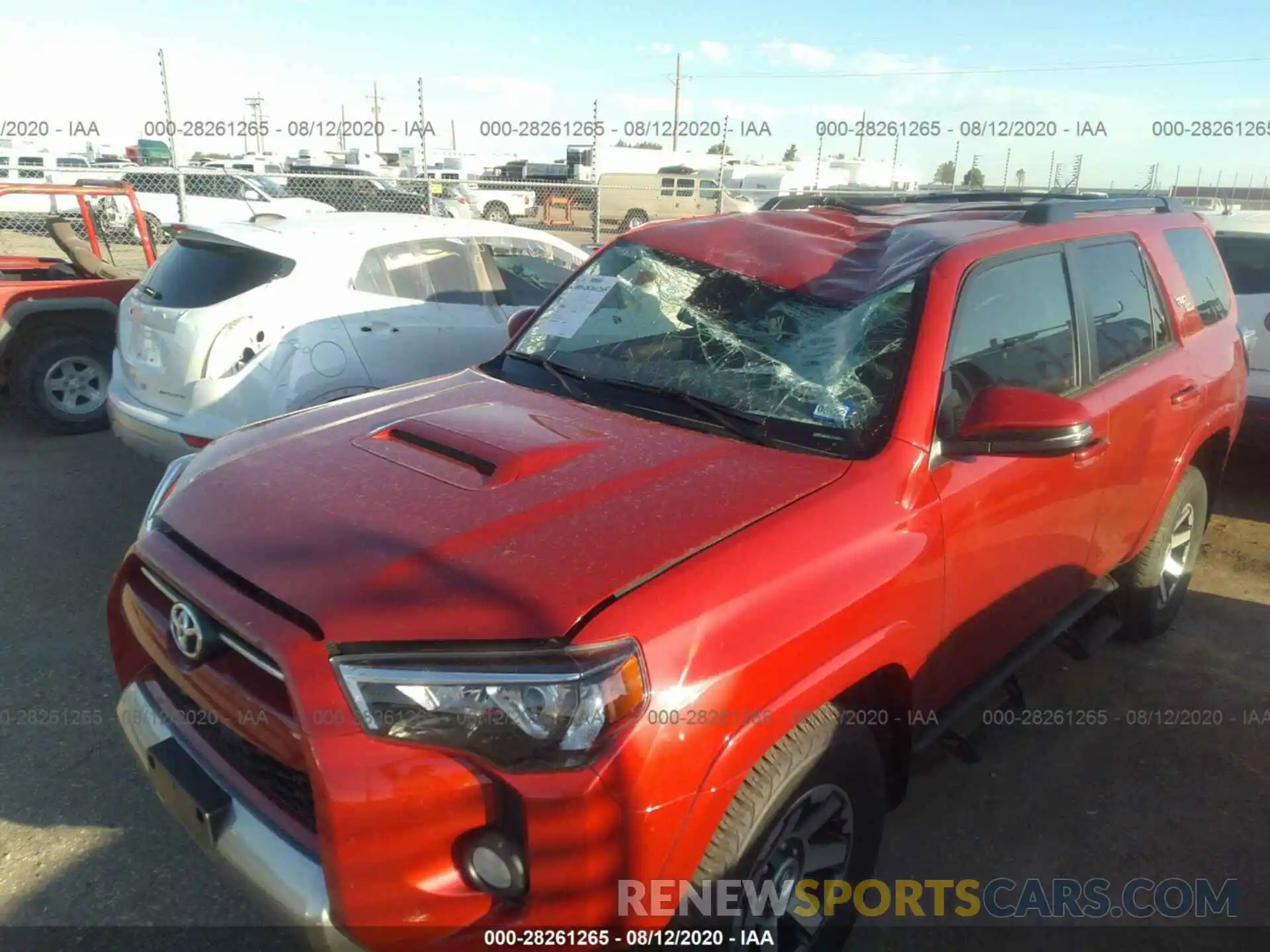 6 Photograph of a damaged car JTEBU5JR6L5809724 TOYOTA 4RUNNER 2020