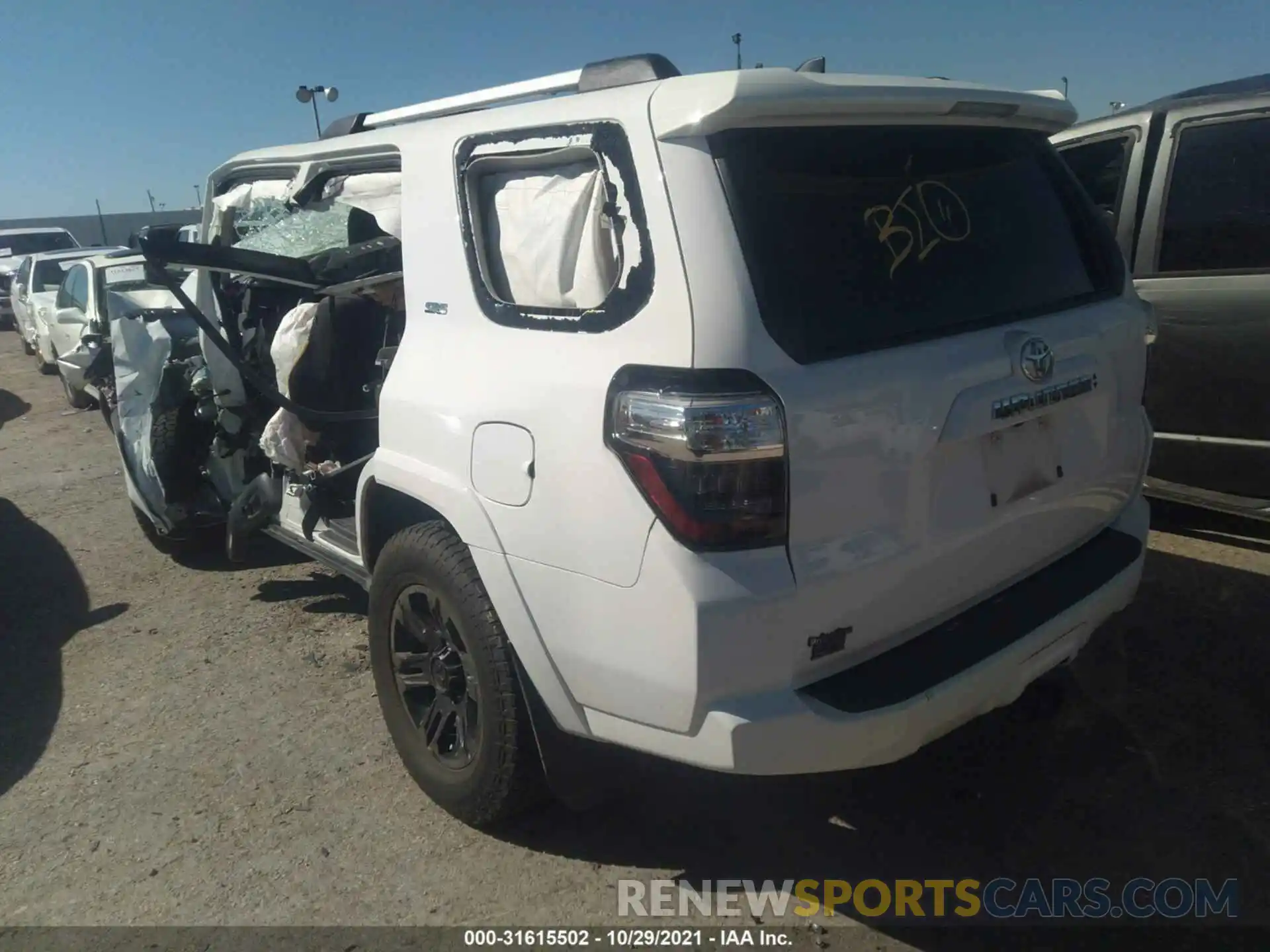 3 Photograph of a damaged car JTEBU5JR6L5825888 TOYOTA 4RUNNER 2020