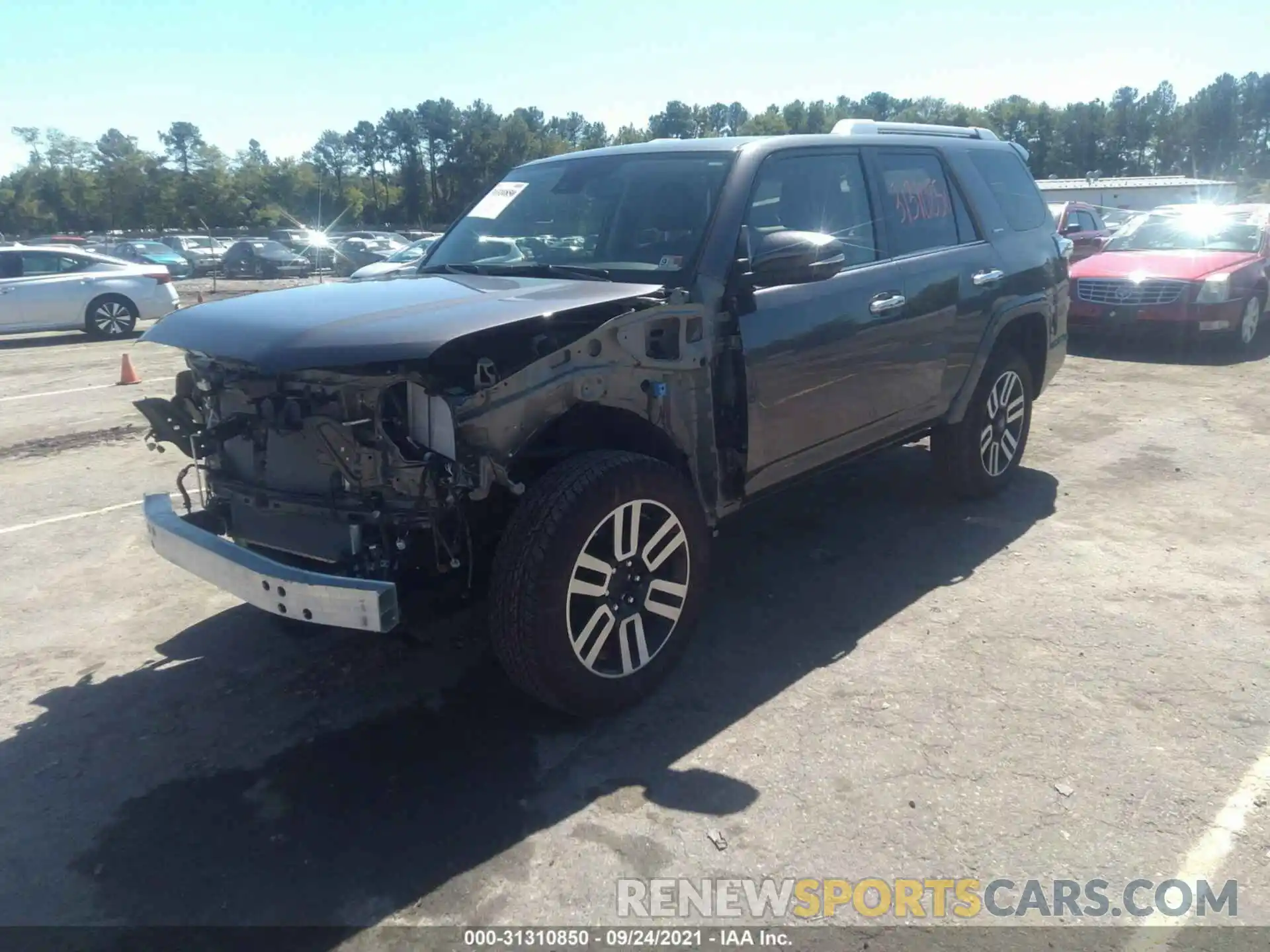 2 Photograph of a damaged car JTEBU5JR6L5831268 TOYOTA 4RUNNER 2020