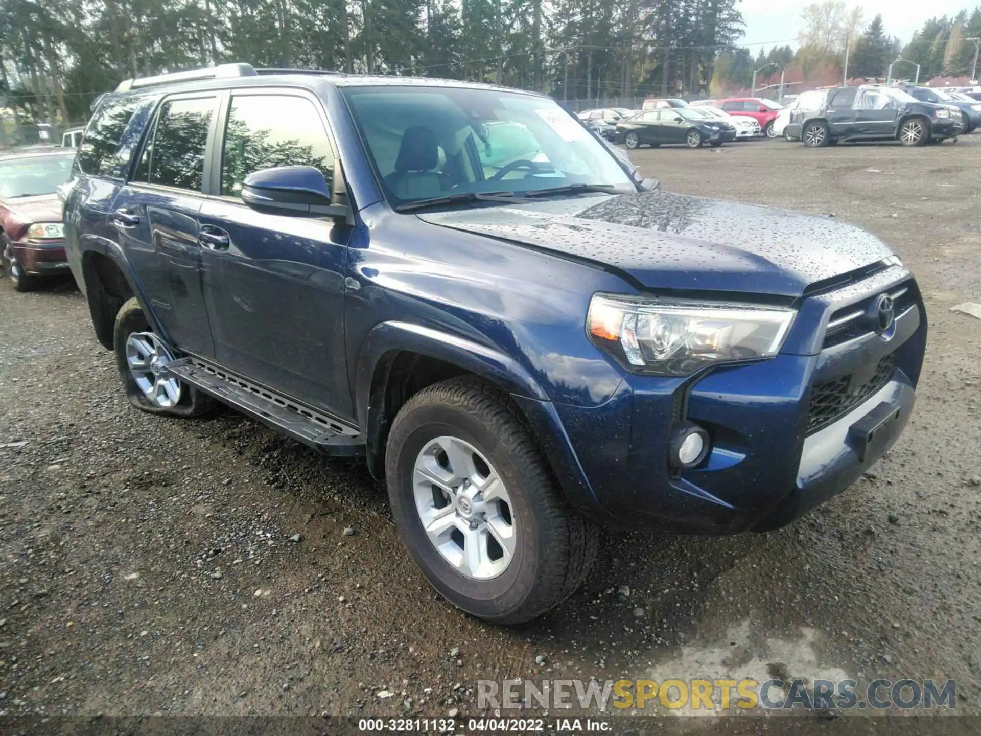 1 Photograph of a damaged car JTEBU5JR6L5837667 TOYOTA 4RUNNER 2020