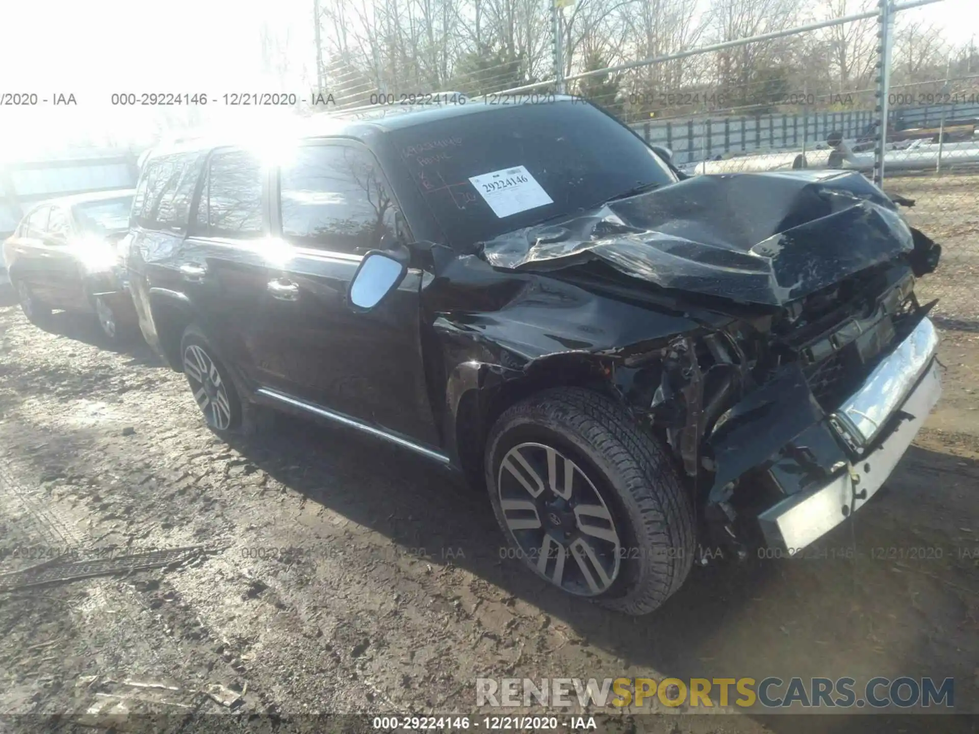 1 Photograph of a damaged car JTEBU5JR7L5740526 TOYOTA 4RUNNER 2020