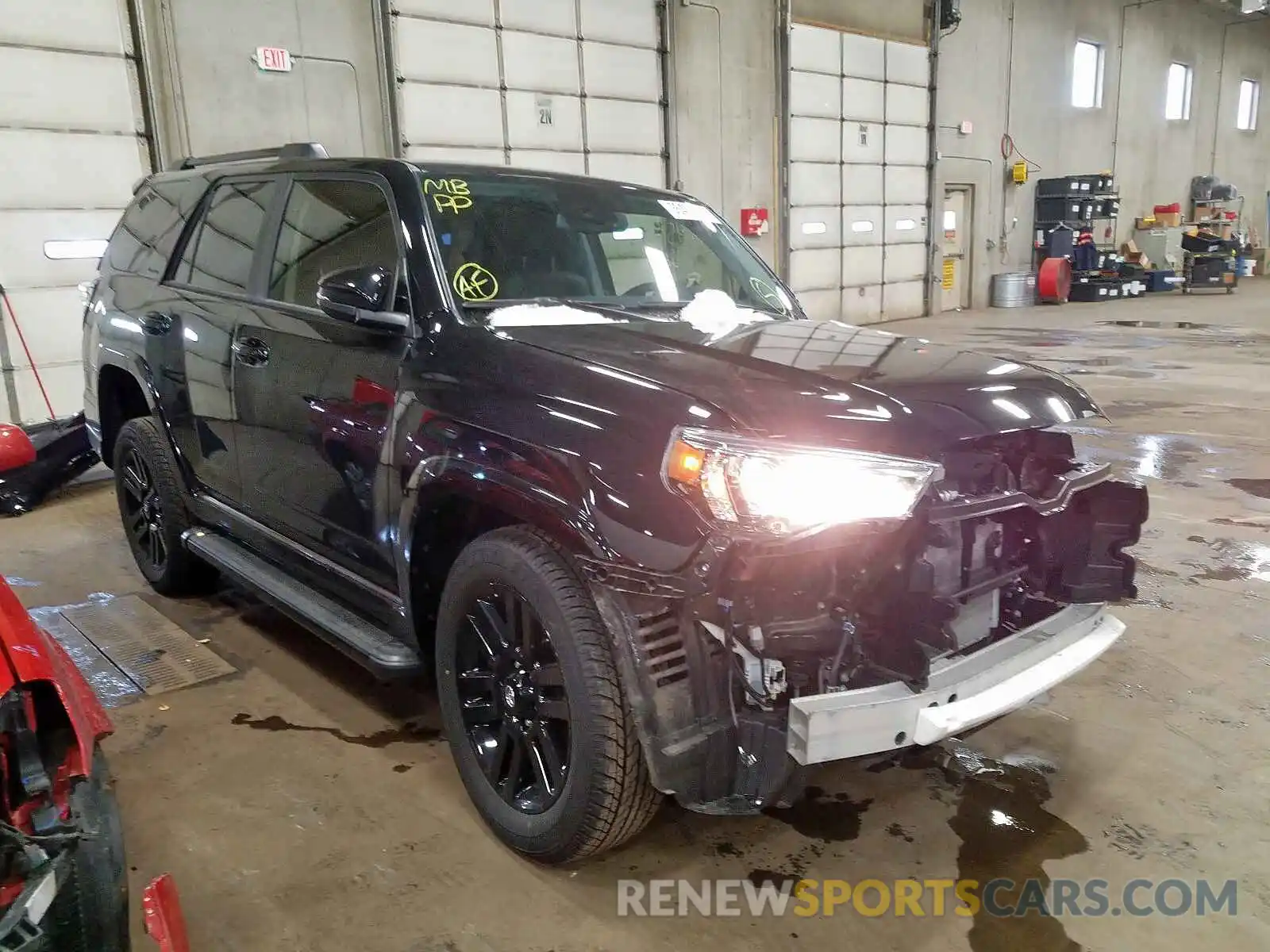 1 Photograph of a damaged car JTEBU5JR7L5750781 TOYOTA 4RUNNER 2020