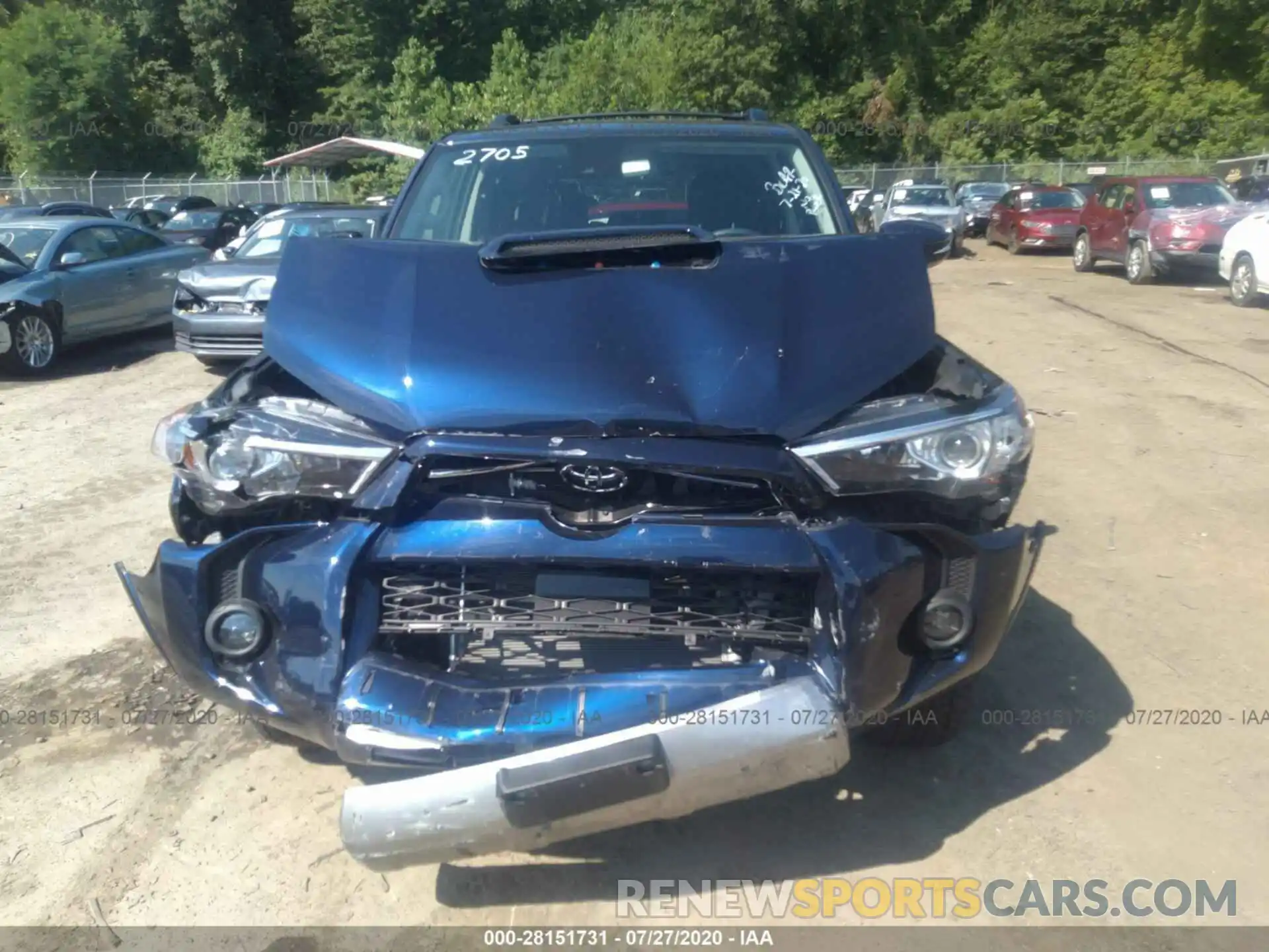 6 Photograph of a damaged car JTEBU5JR7L5762705 TOYOTA 4RUNNER 2020