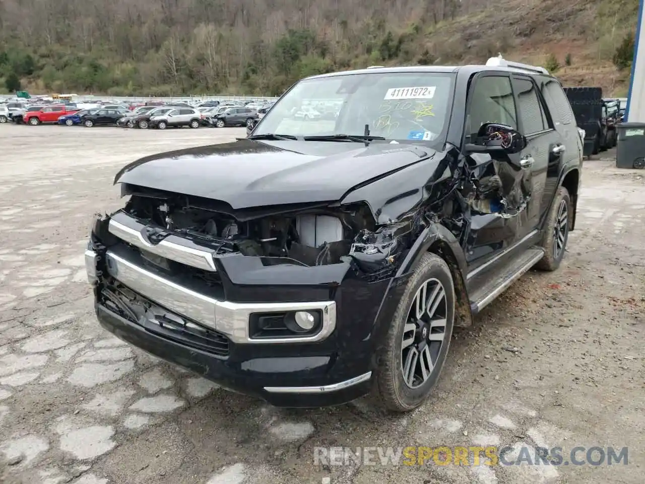 2 Photograph of a damaged car JTEBU5JR7L5766074 TOYOTA 4RUNNER 2020