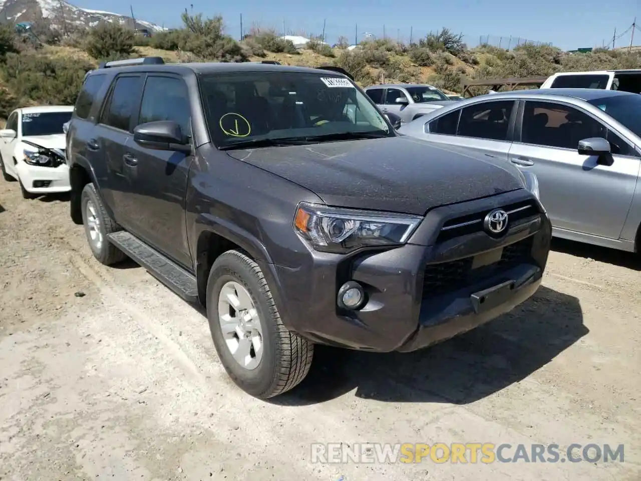 1 Photograph of a damaged car JTEBU5JR7L5769573 TOYOTA 4RUNNER 2020