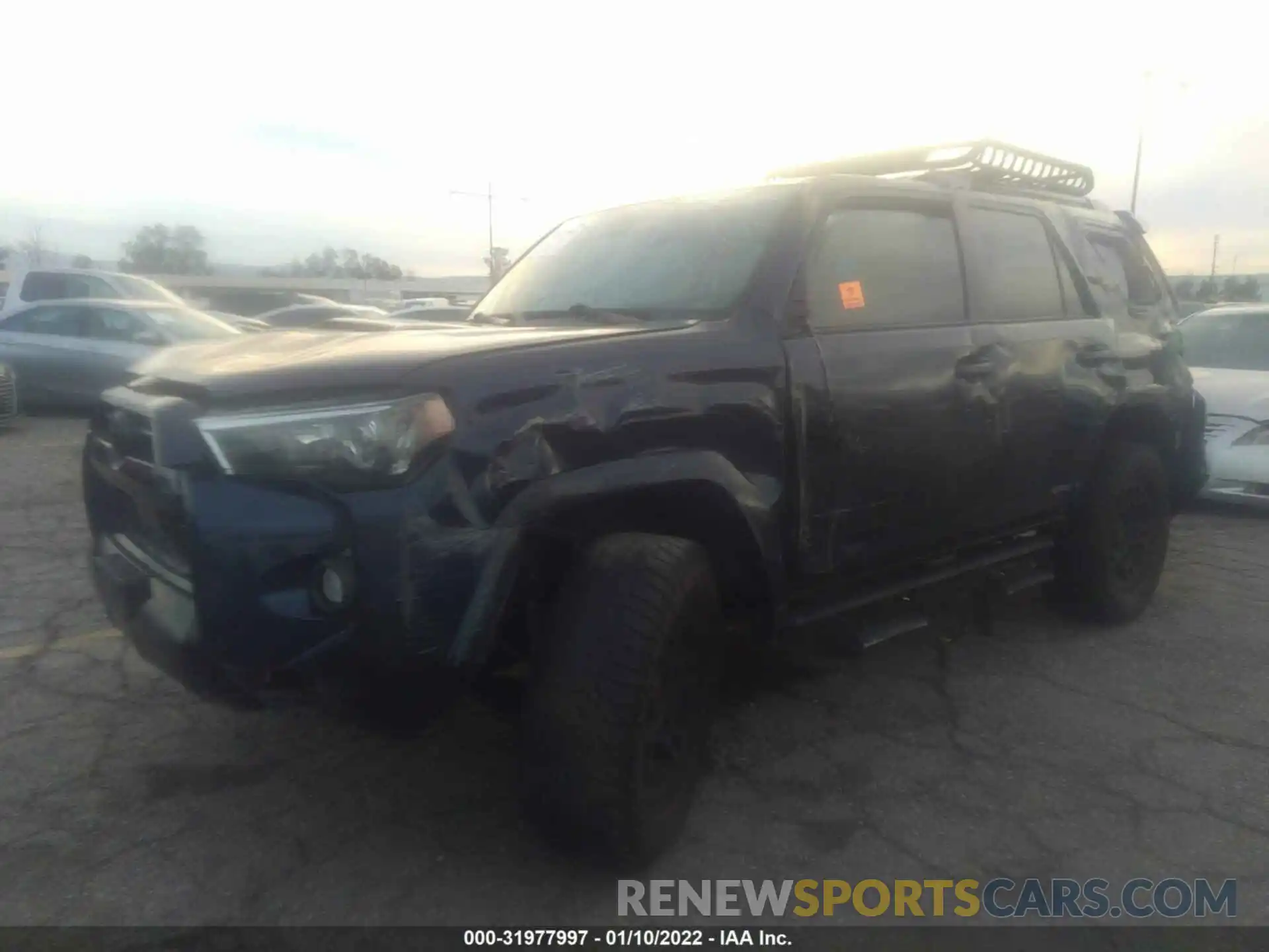 2 Photograph of a damaged car JTEBU5JR7L5770156 TOYOTA 4RUNNER 2020