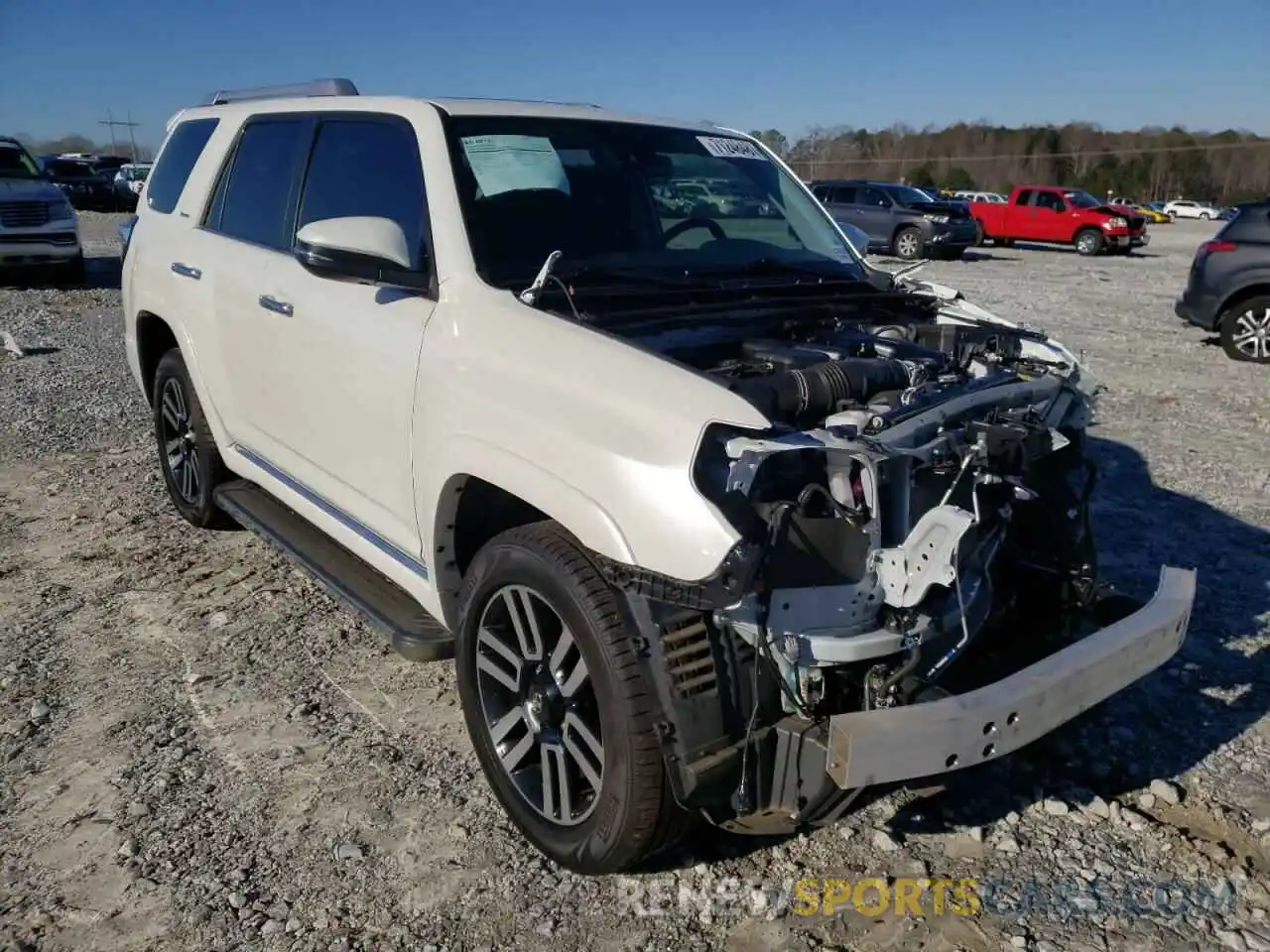 1 Photograph of a damaged car JTEBU5JR7L5772585 TOYOTA 4RUNNER 2020