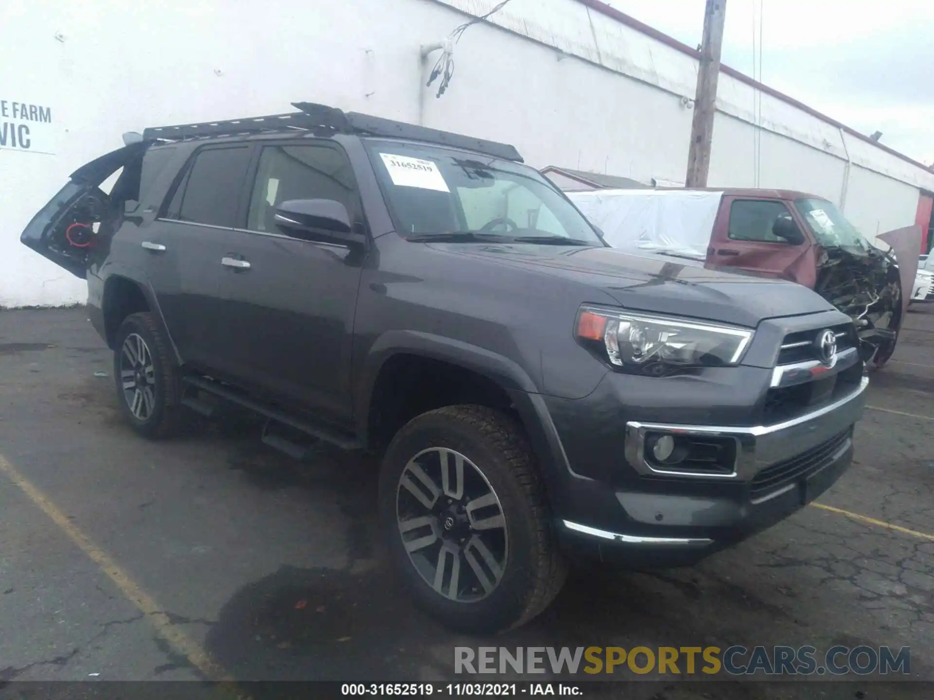 1 Фотография поврежденного автомобиля JTEBU5JR7L5772778 TOYOTA 4RUNNER 2020