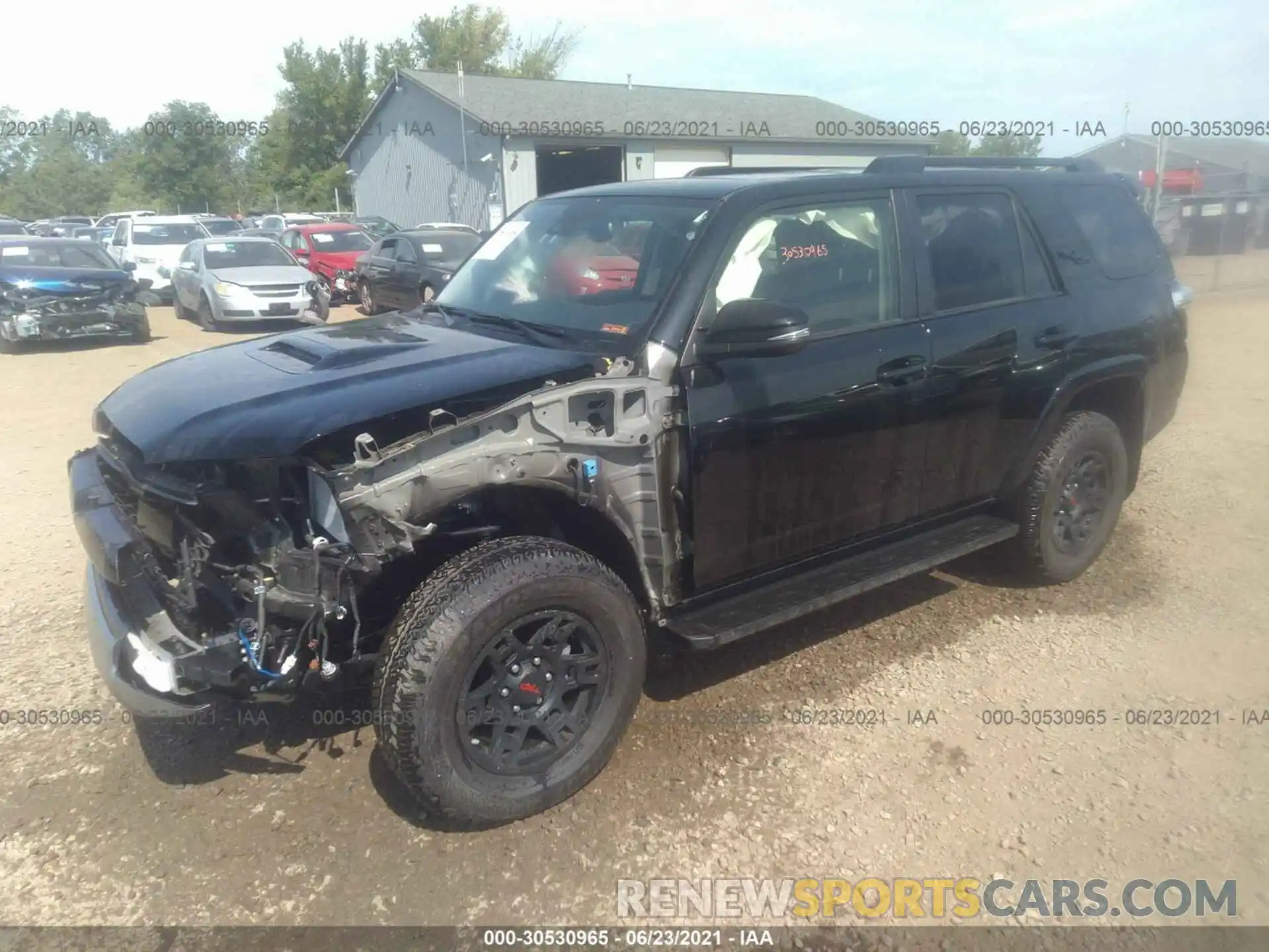 2 Photograph of a damaged car JTEBU5JR7L5780556 TOYOTA 4RUNNER 2020