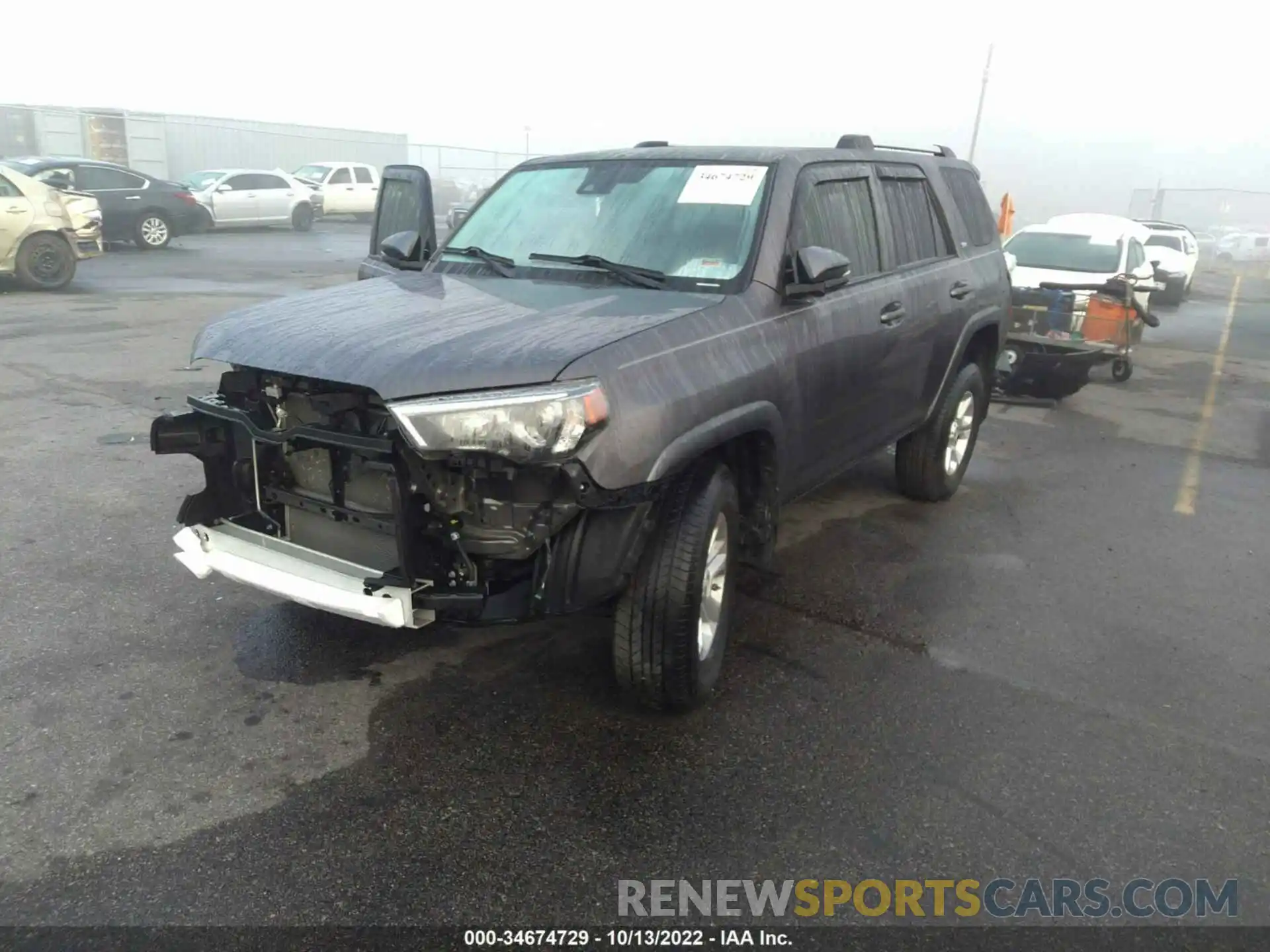 2 Фотография поврежденного автомобиля JTEBU5JR7L5784641 TOYOTA 4RUNNER 2020