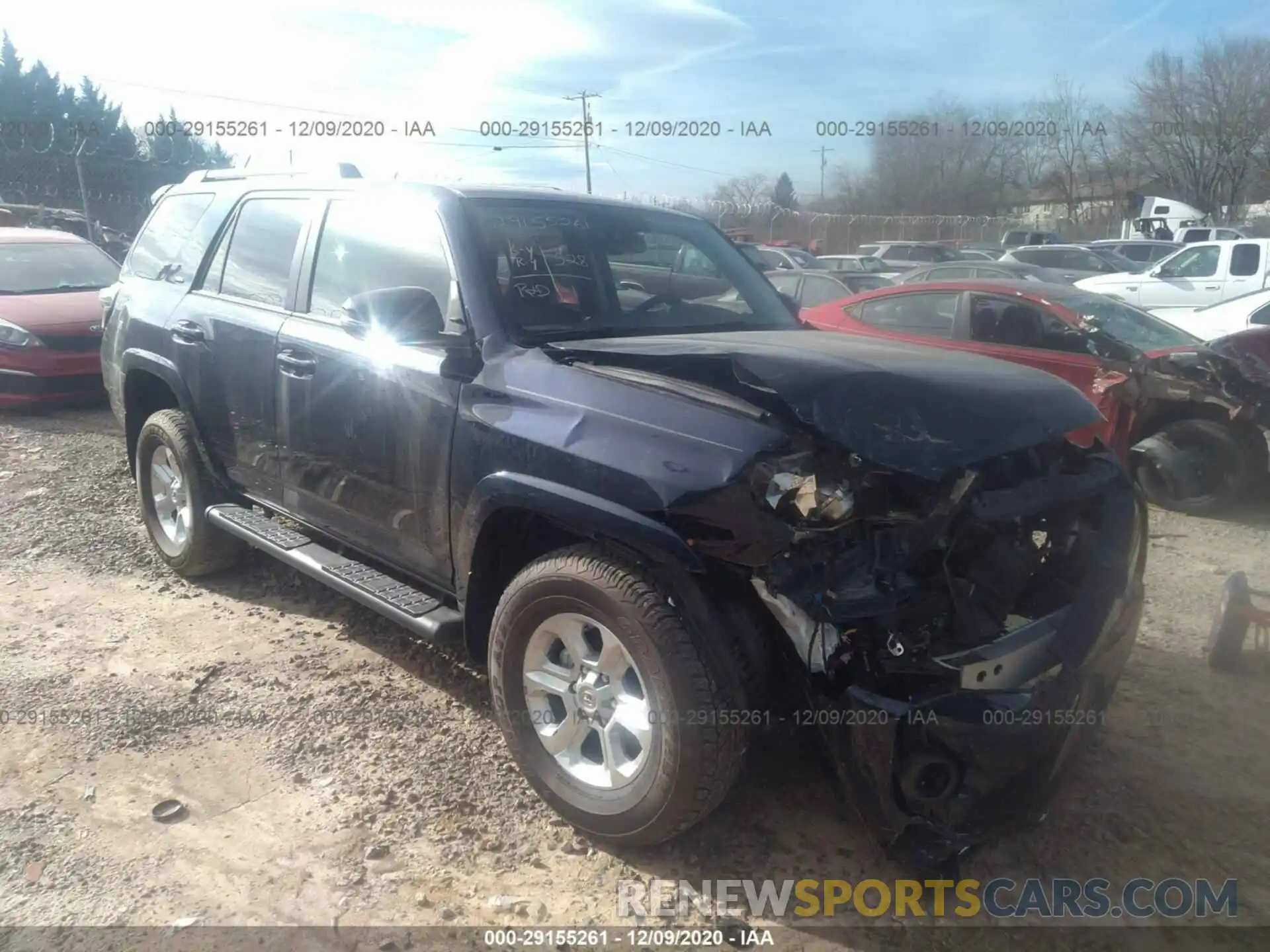 1 Photograph of a damaged car JTEBU5JR7L5797390 TOYOTA 4RUNNER 2020