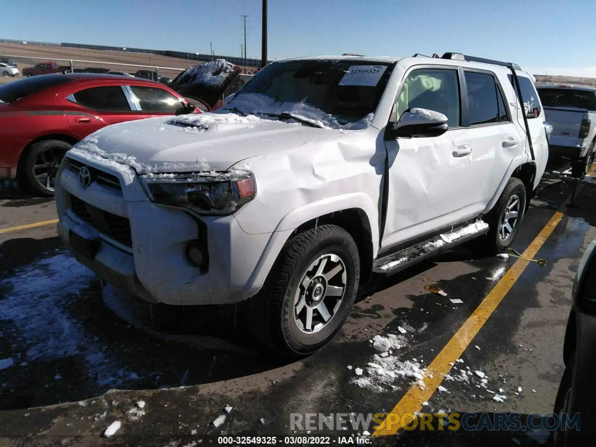 2 Photograph of a damaged car JTEBU5JR7L5802779 TOYOTA 4RUNNER 2020