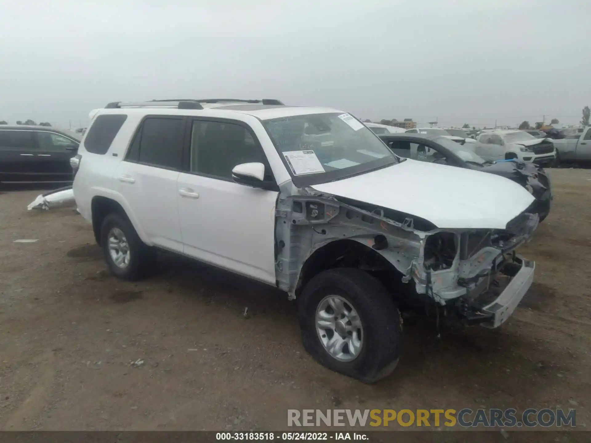 1 Photograph of a damaged car JTEBU5JR7L5809666 TOYOTA 4RUNNER 2020