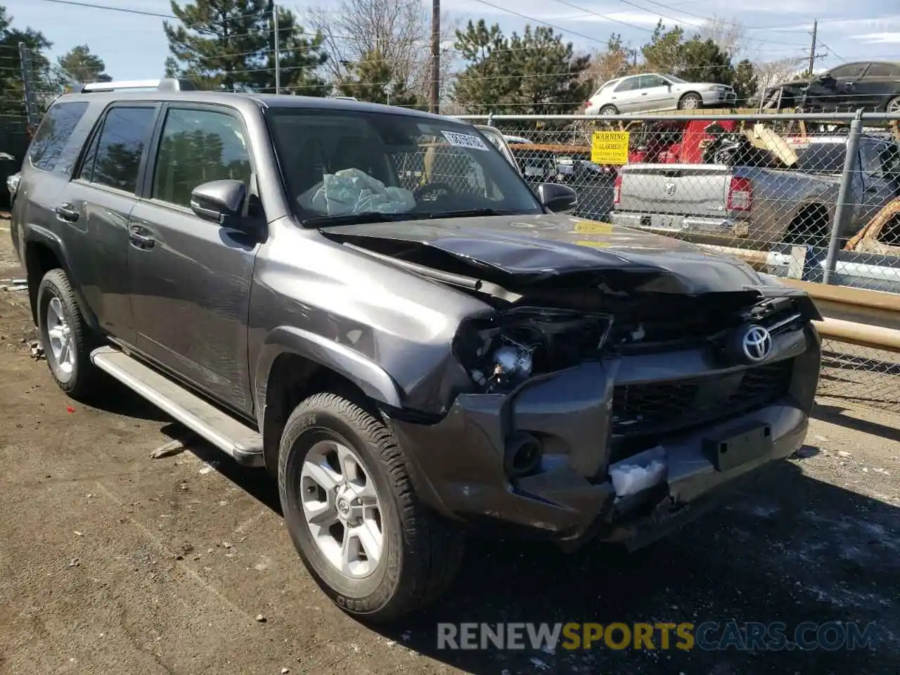 1 Photograph of a damaged car JTEBU5JR7L5810655 TOYOTA 4RUNNER 2020