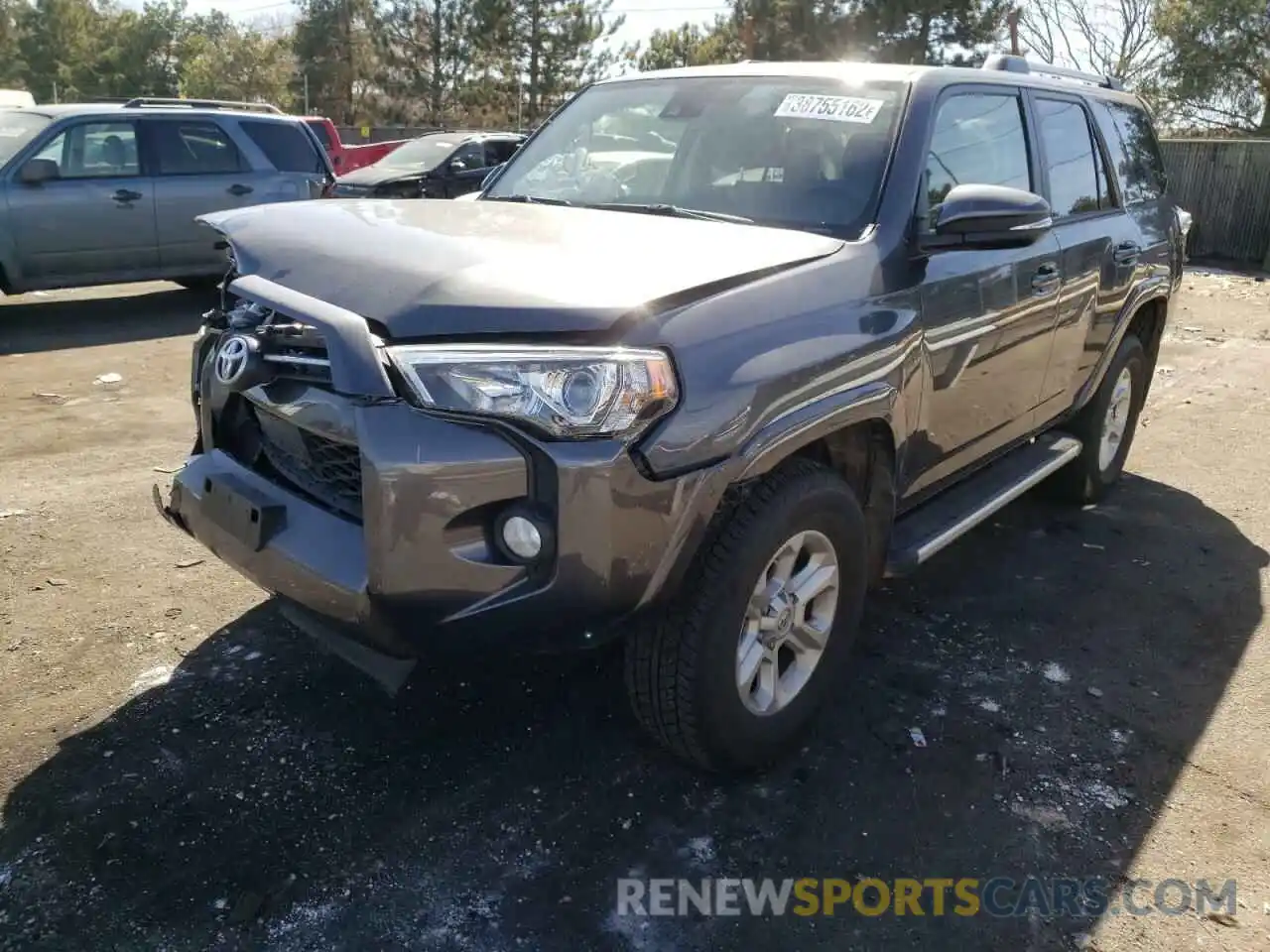 2 Photograph of a damaged car JTEBU5JR7L5810655 TOYOTA 4RUNNER 2020