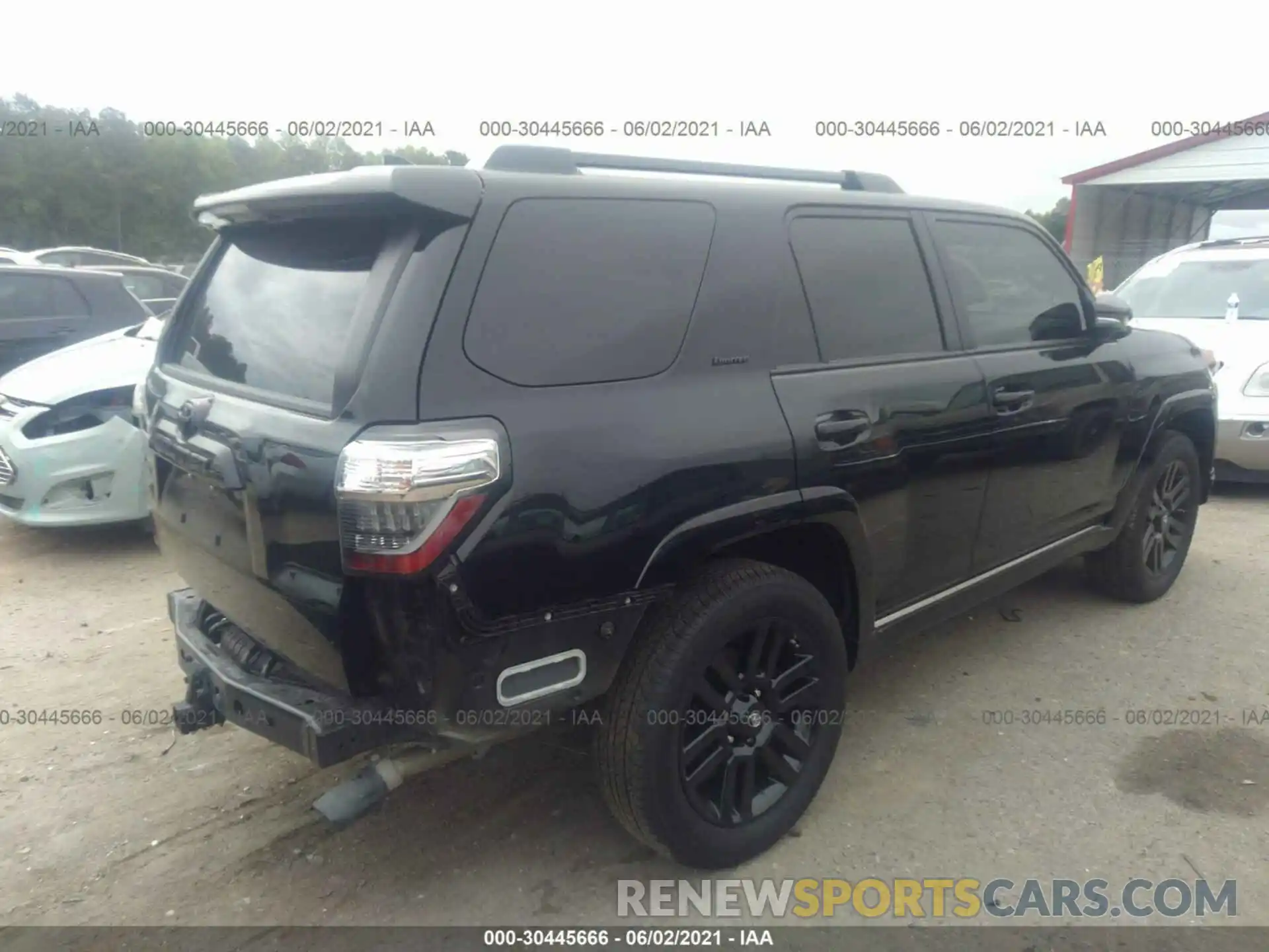 4 Фотография поврежденного автомобиля JTEBU5JR7L5819159 TOYOTA 4RUNNER 2020