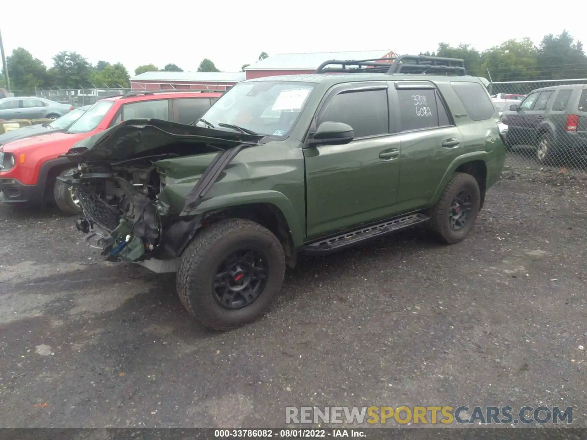 2 Фотография поврежденного автомобиля JTEBU5JR7L5819243 TOYOTA 4RUNNER 2020