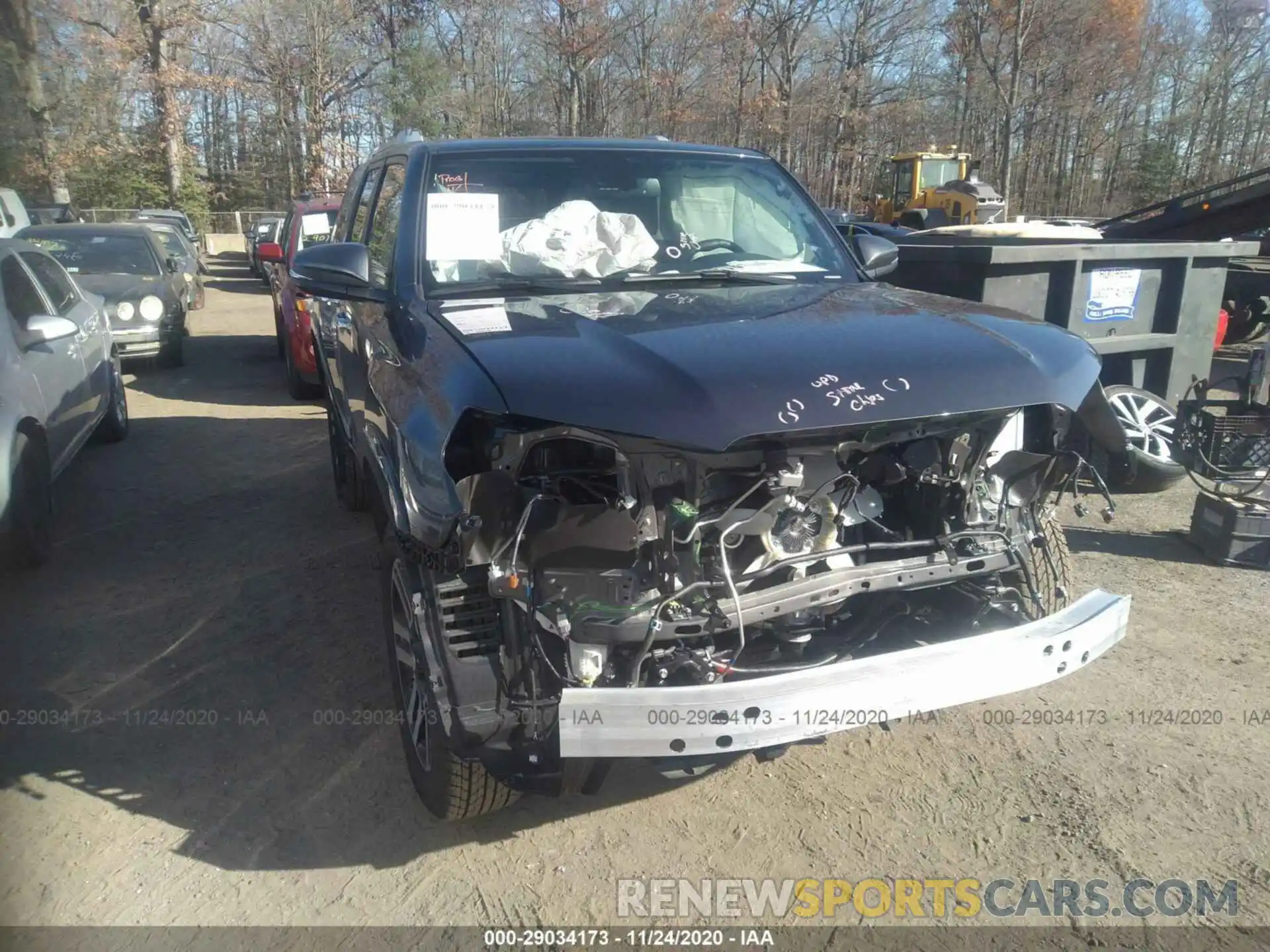 1 Photograph of a damaged car JTEBU5JR7L5832557 TOYOTA 4RUNNER 2020