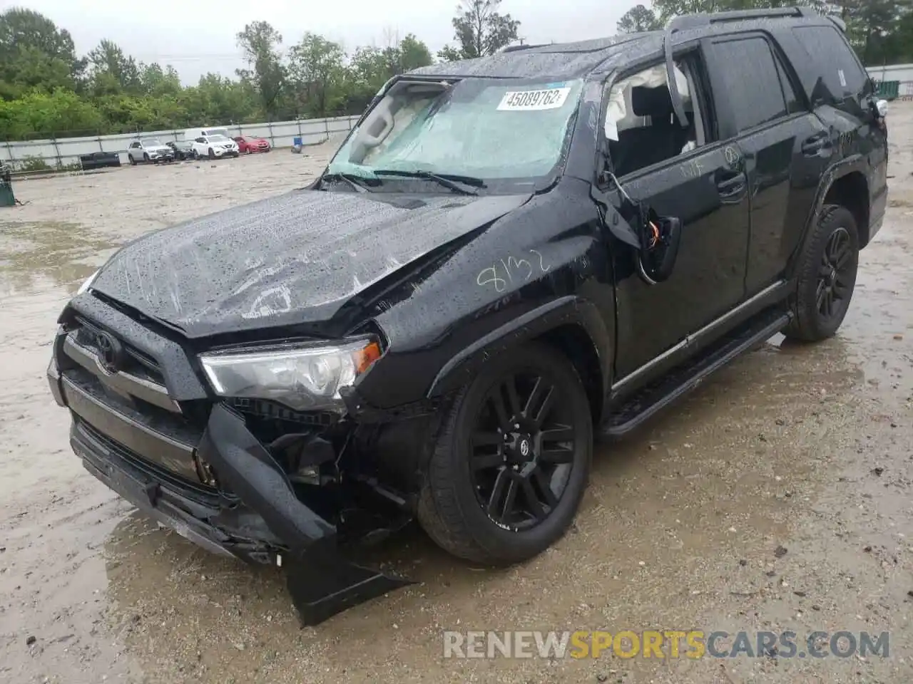 2 Photograph of a damaged car JTEBU5JR7L5832607 TOYOTA 4RUNNER 2020