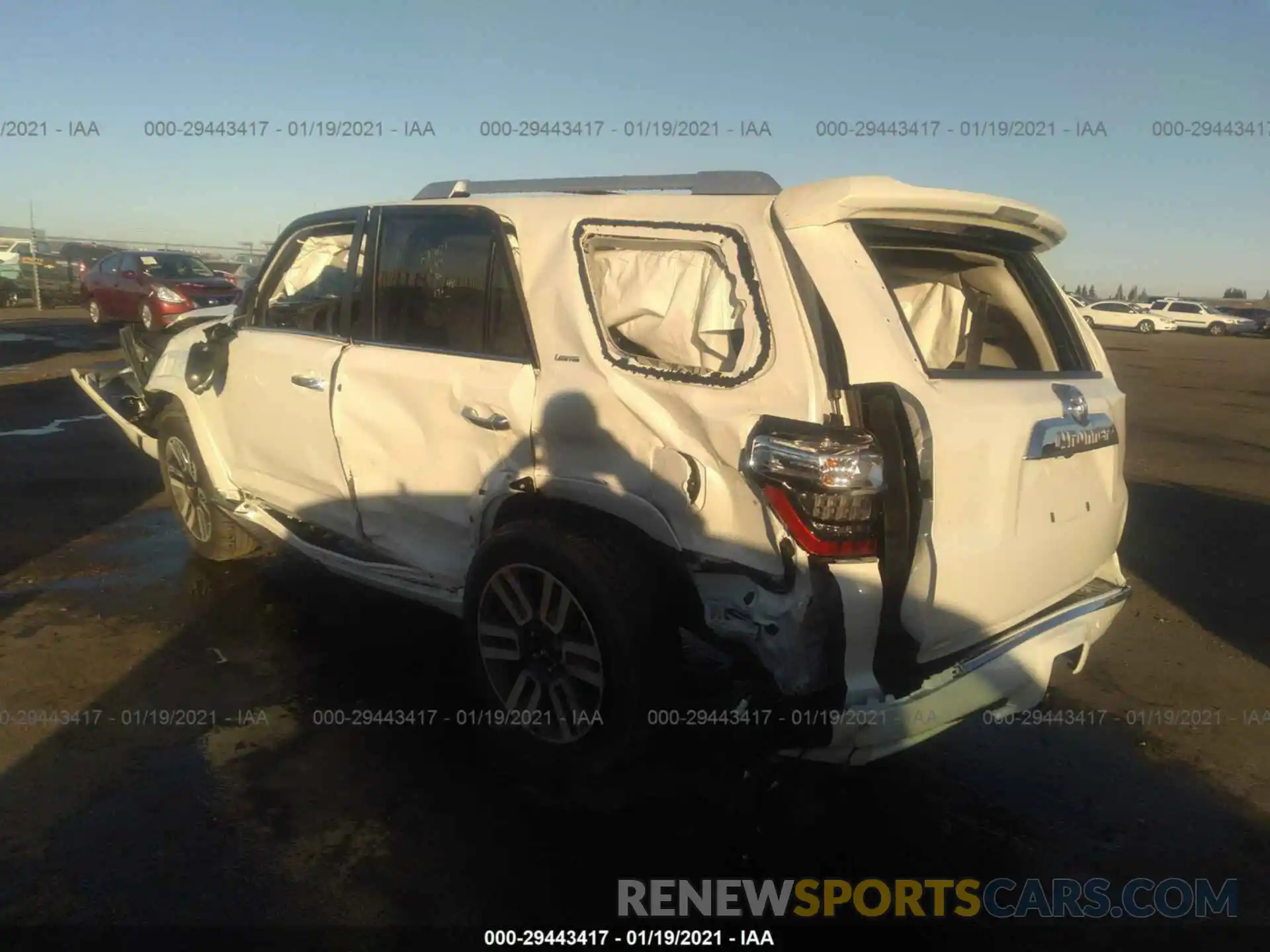 3 Photograph of a damaged car JTEBU5JR7L5835636 TOYOTA 4RUNNER 2020