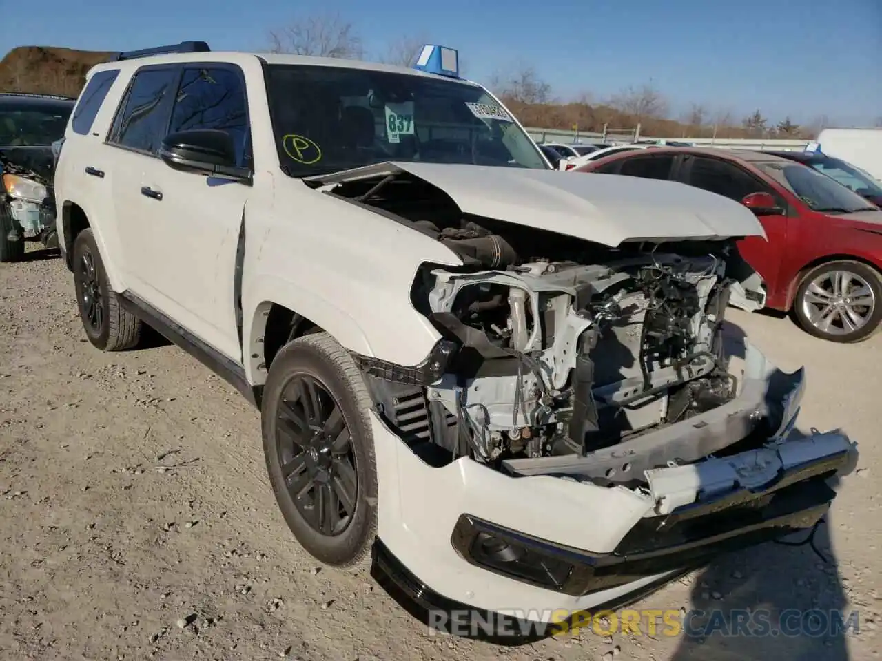 1 Photograph of a damaged car JTEBU5JR8L5743113 TOYOTA 4RUNNER 2020