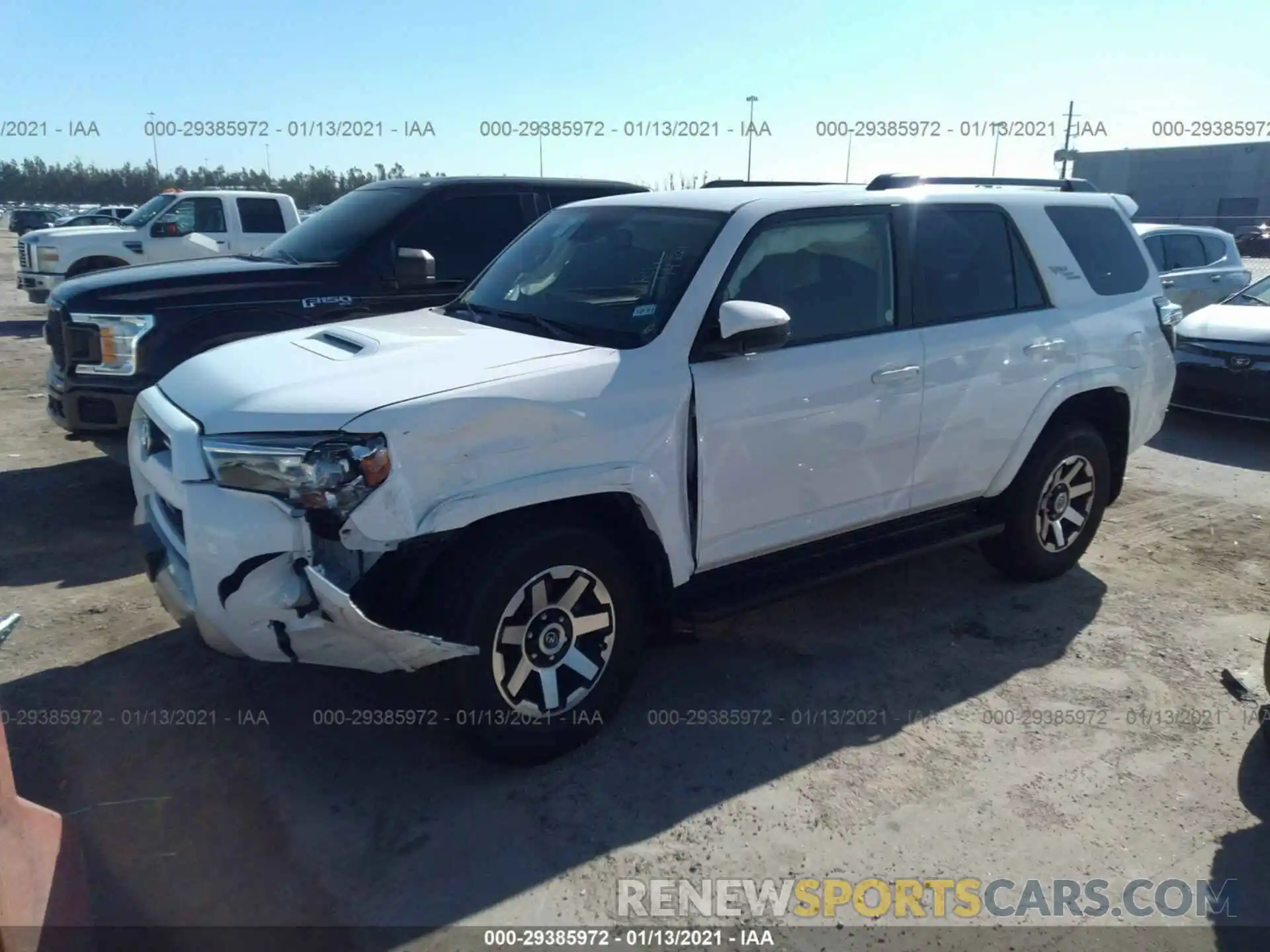 2 Photograph of a damaged car JTEBU5JR8L5755701 TOYOTA 4RUNNER 2020