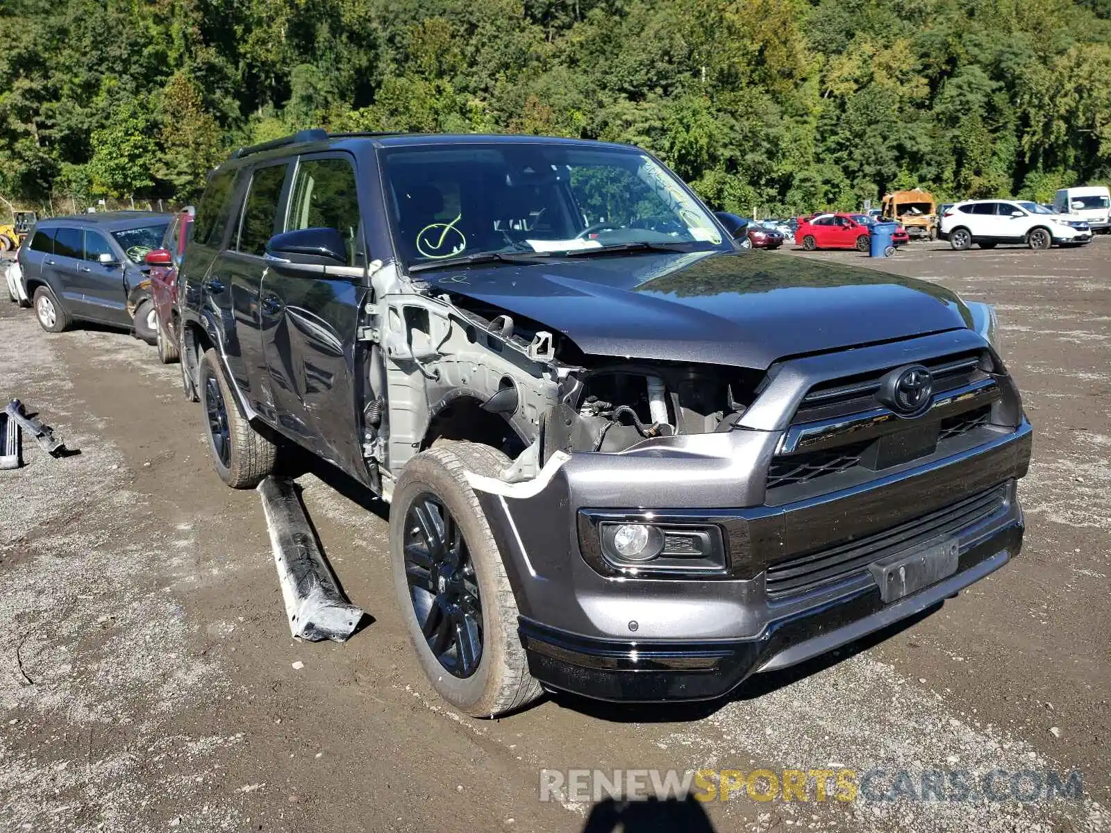 1 Photograph of a damaged car JTEBU5JR8L5756475 TOYOTA 4RUNNER 2020