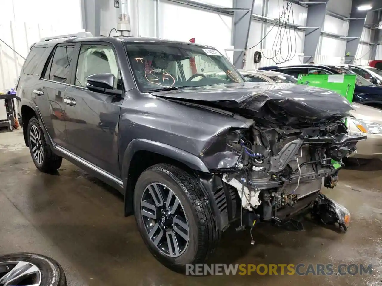 1 Photograph of a damaged car JTEBU5JR8L5770540 TOYOTA 4RUNNER 2020