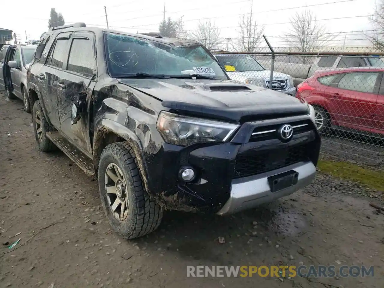 1 Photograph of a damaged car JTEBU5JR8L5779304 TOYOTA 4RUNNER 2020