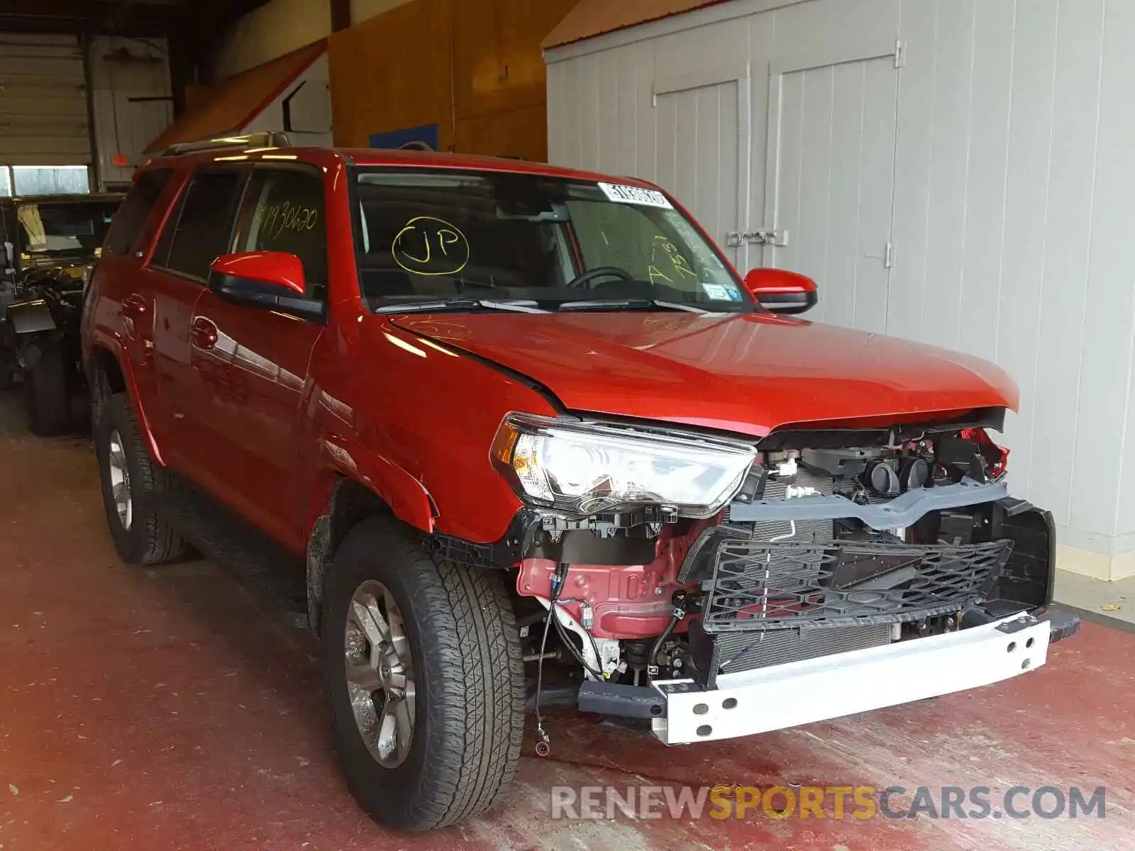 1 Photograph of a damaged car JTEBU5JR8L5785359 TOYOTA 4RUNNER 2020