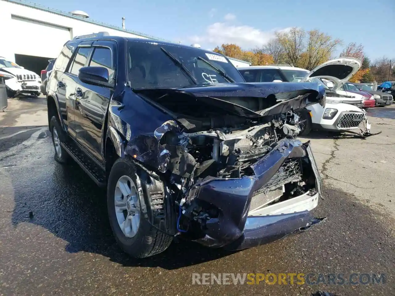 1 Photograph of a damaged car JTEBU5JR8L5785362 TOYOTA 4RUNNER 2020