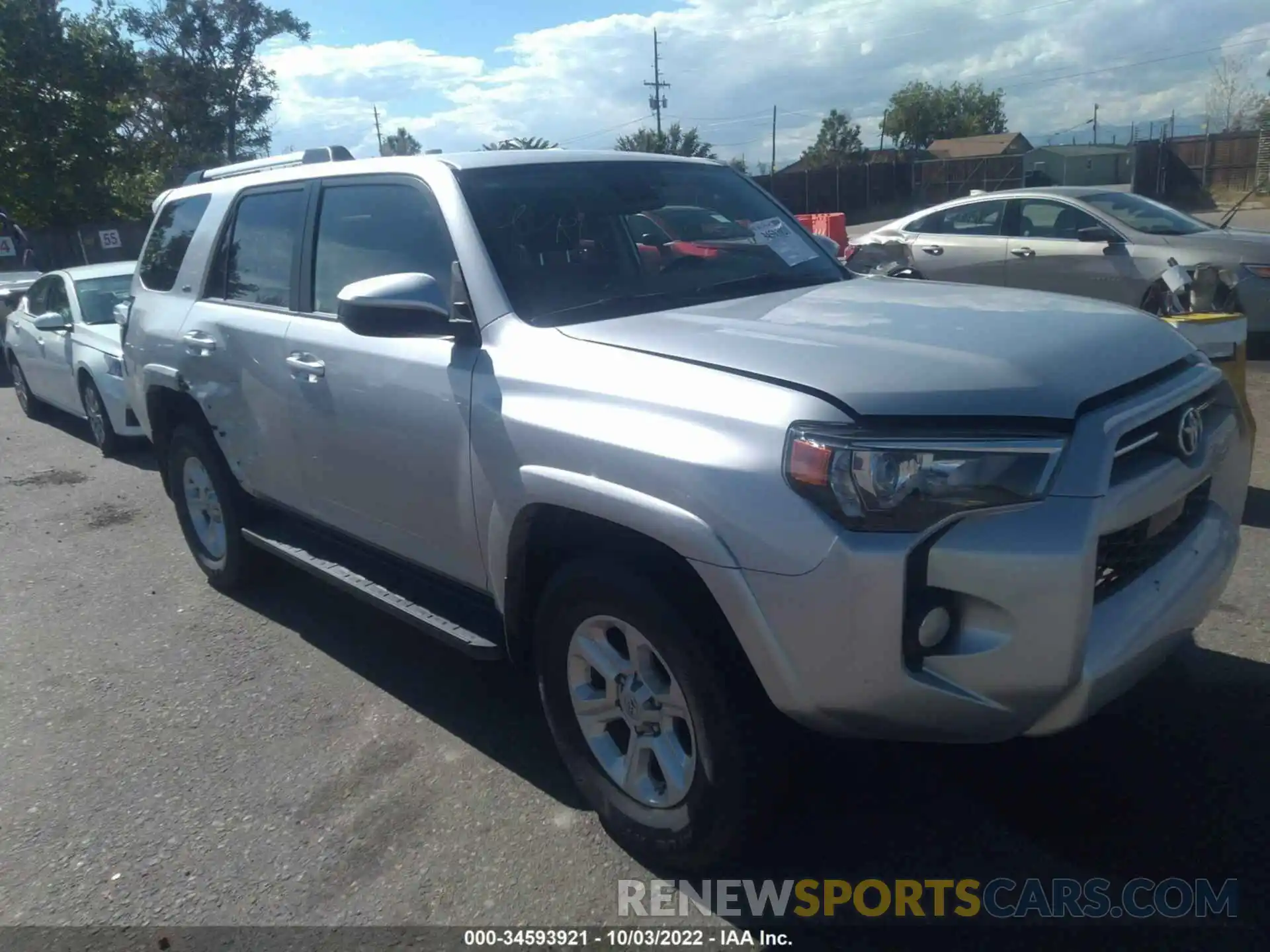 1 Photograph of a damaged car JTEBU5JR8L5787919 TOYOTA 4RUNNER 2020