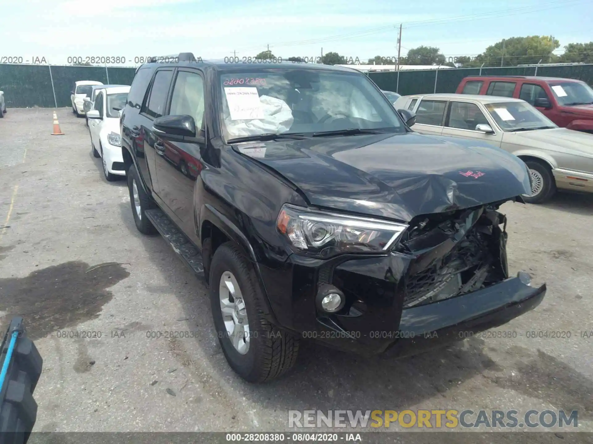 1 Photograph of a damaged car JTEBU5JR8L5789203 TOYOTA 4RUNNER 2020