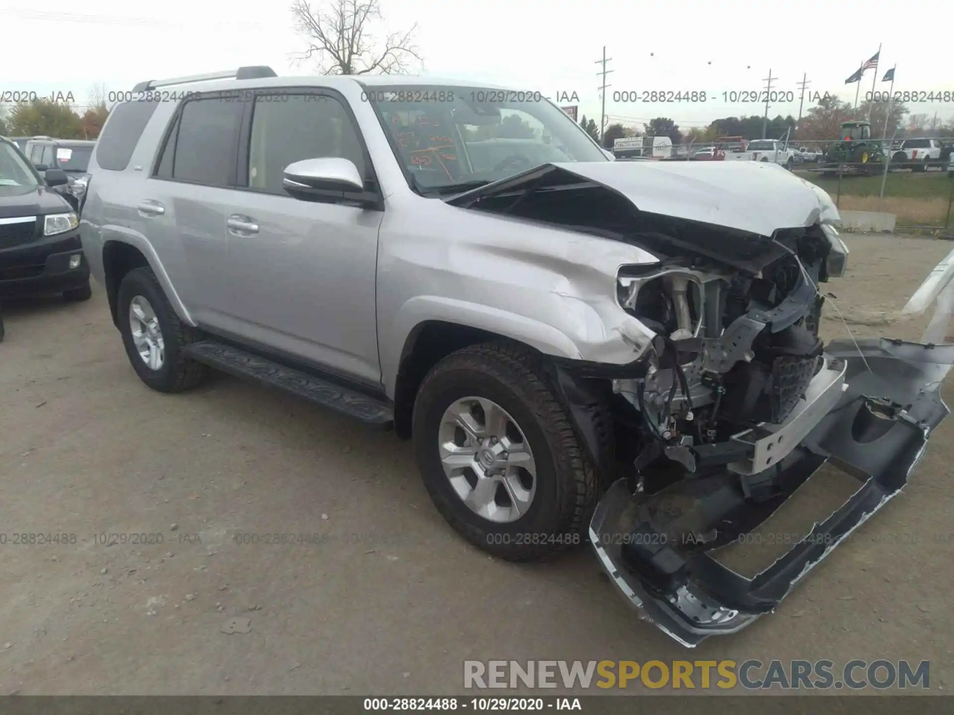 1 Photograph of a damaged car JTEBU5JR8L5794918 TOYOTA 4RUNNER 2020