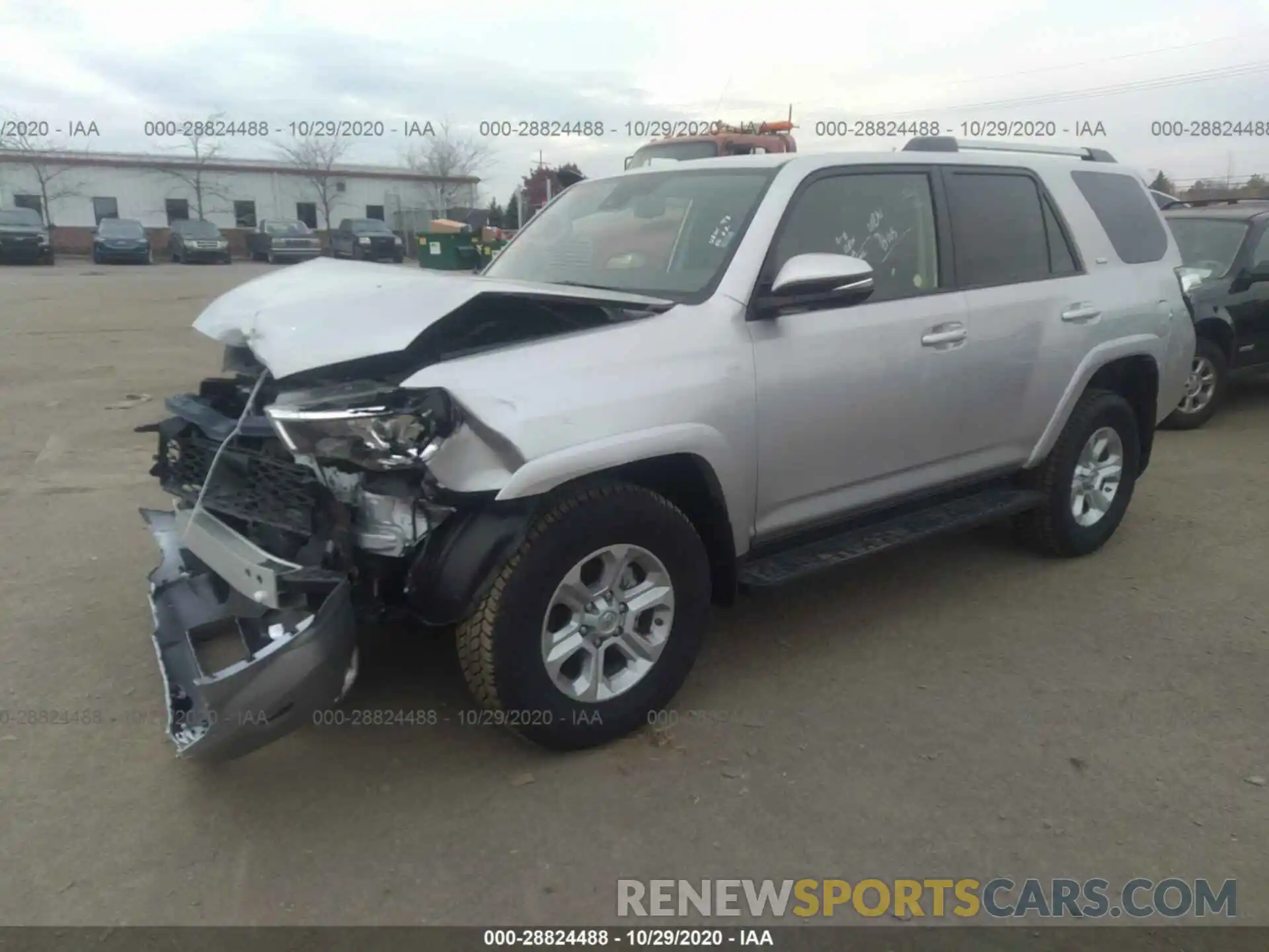 2 Photograph of a damaged car JTEBU5JR8L5794918 TOYOTA 4RUNNER 2020