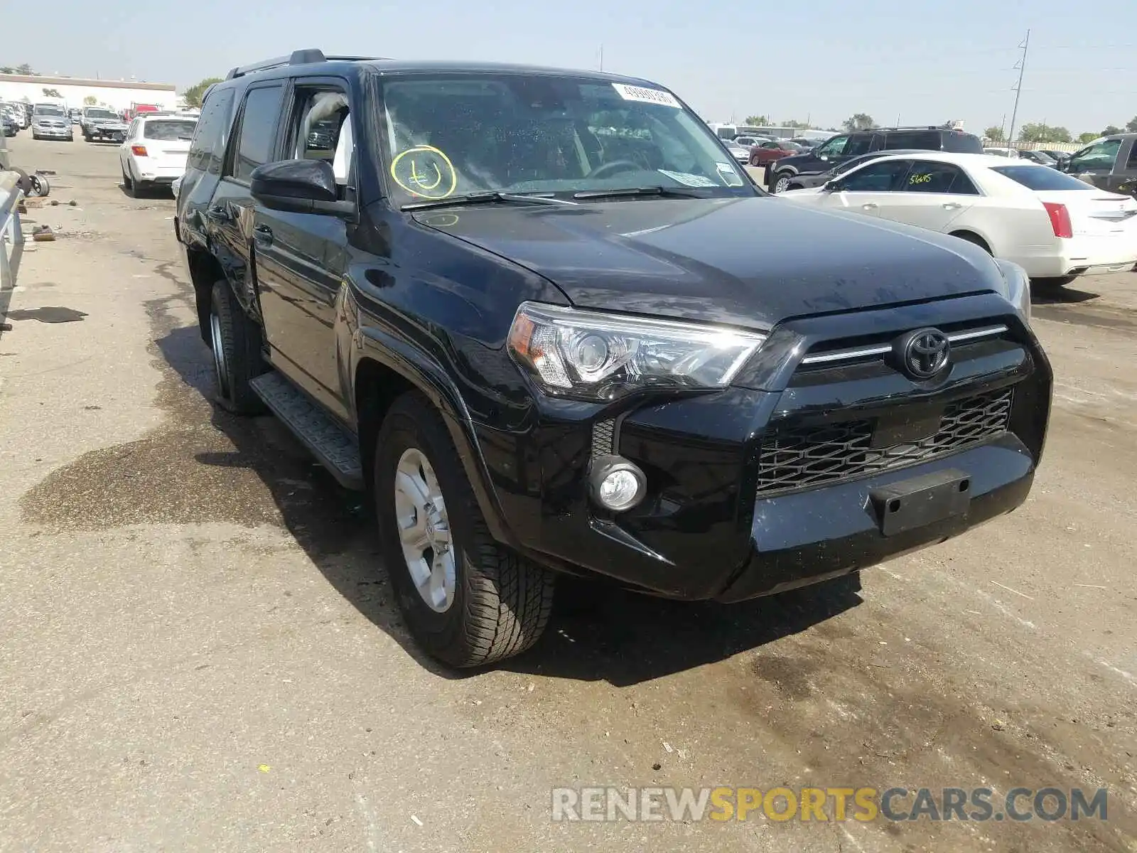 1 Photograph of a damaged car JTEBU5JR8L5804525 TOYOTA 4RUNNER 2020