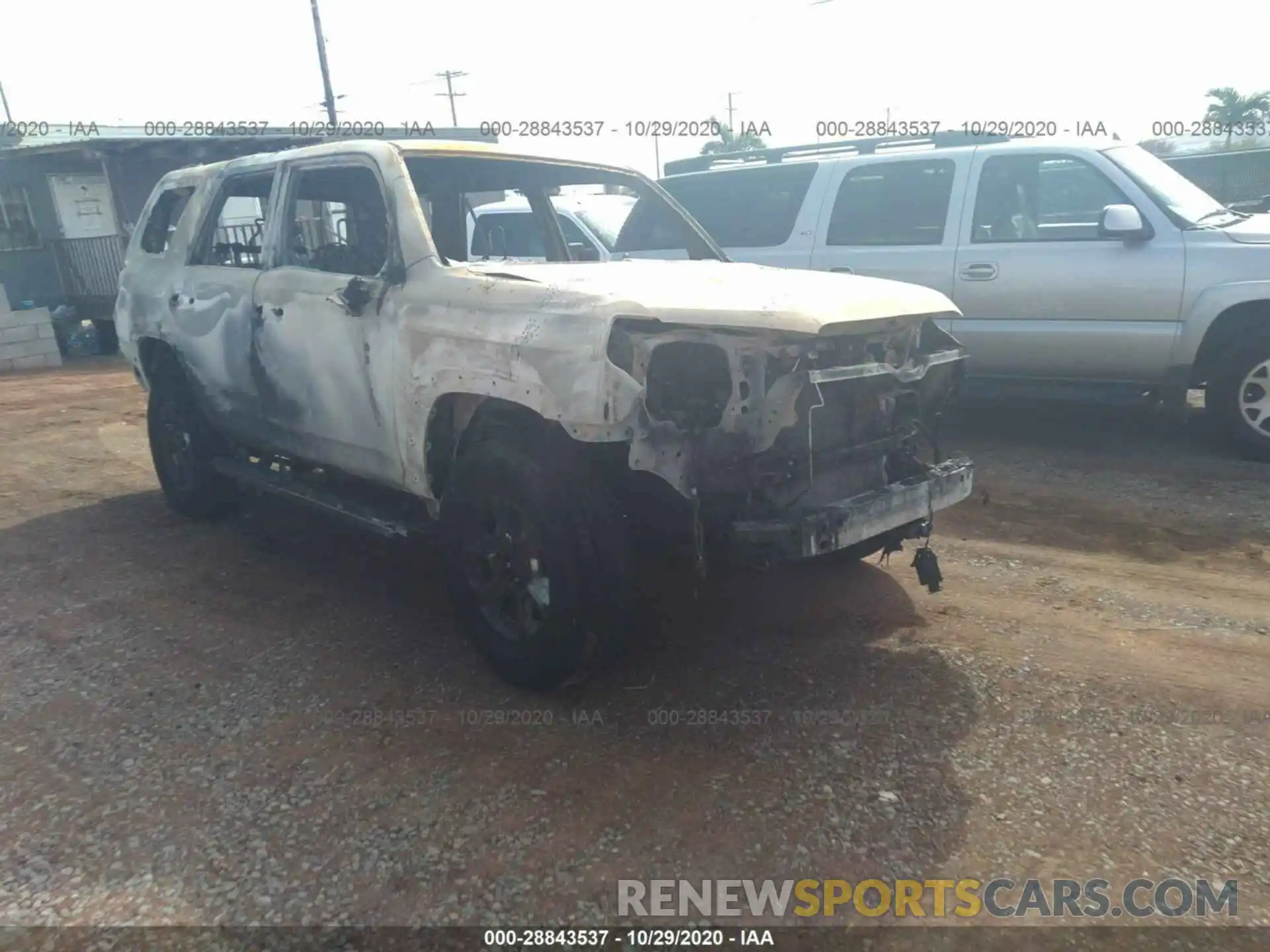 1 Photograph of a damaged car JTEBU5JR8L5805240 TOYOTA 4RUNNER 2020