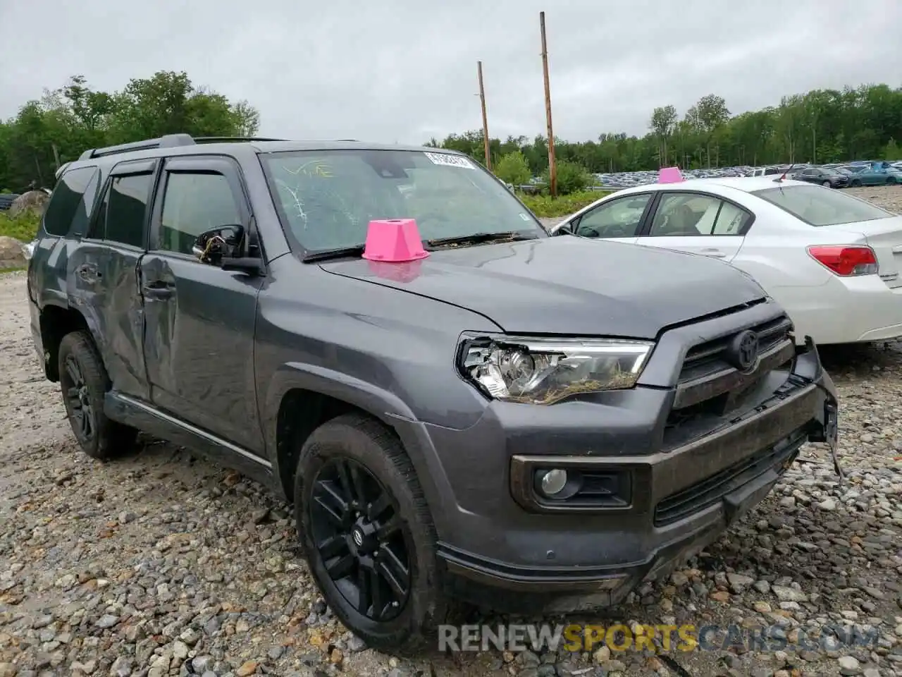 1 Photograph of a damaged car JTEBU5JR8L5810857 TOYOTA 4RUNNER 2020