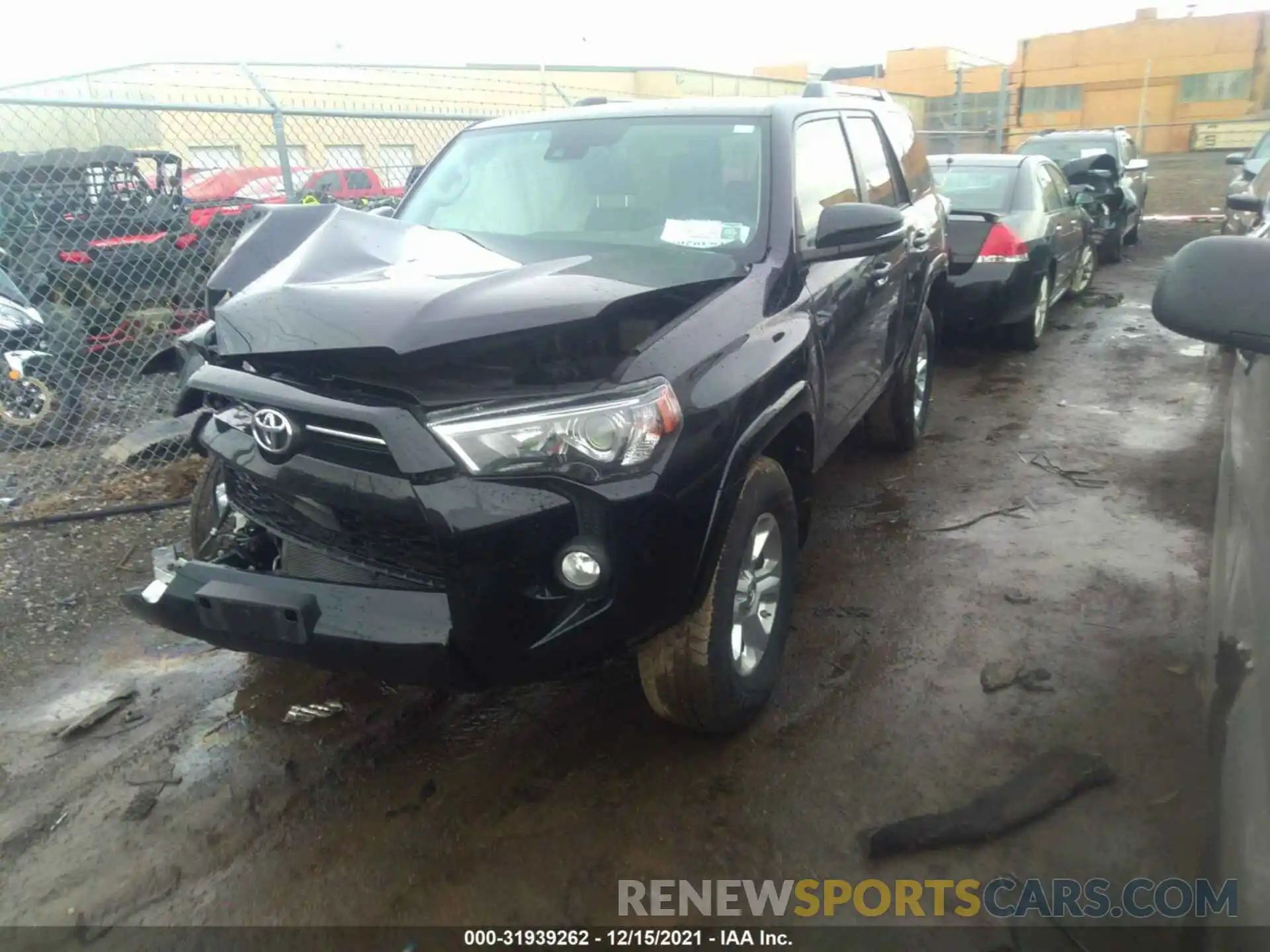 2 Photograph of a damaged car JTEBU5JR8L5820093 TOYOTA 4RUNNER 2020