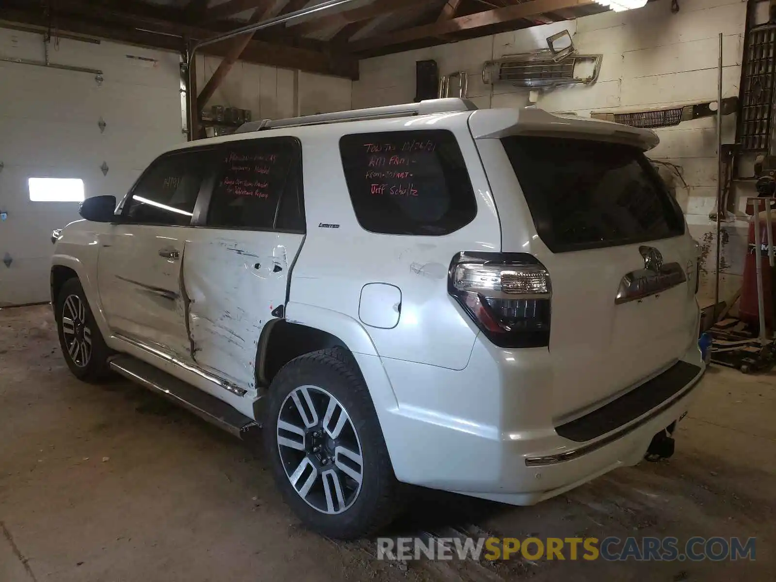 3 Photograph of a damaged car JTEBU5JR8L5832888 TOYOTA 4RUNNER 2020