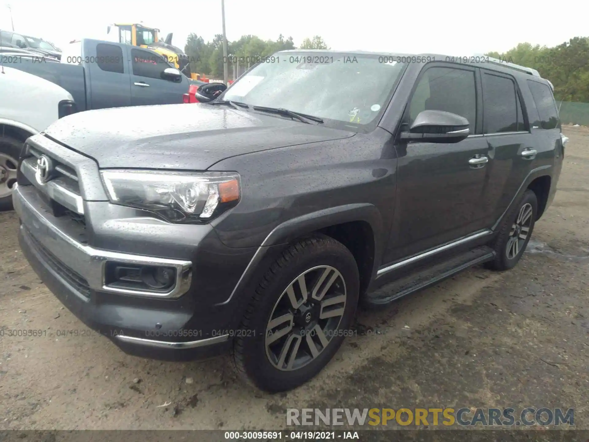 2 Photograph of a damaged car JTEBU5JR9L5738826 TOYOTA 4RUNNER 2020