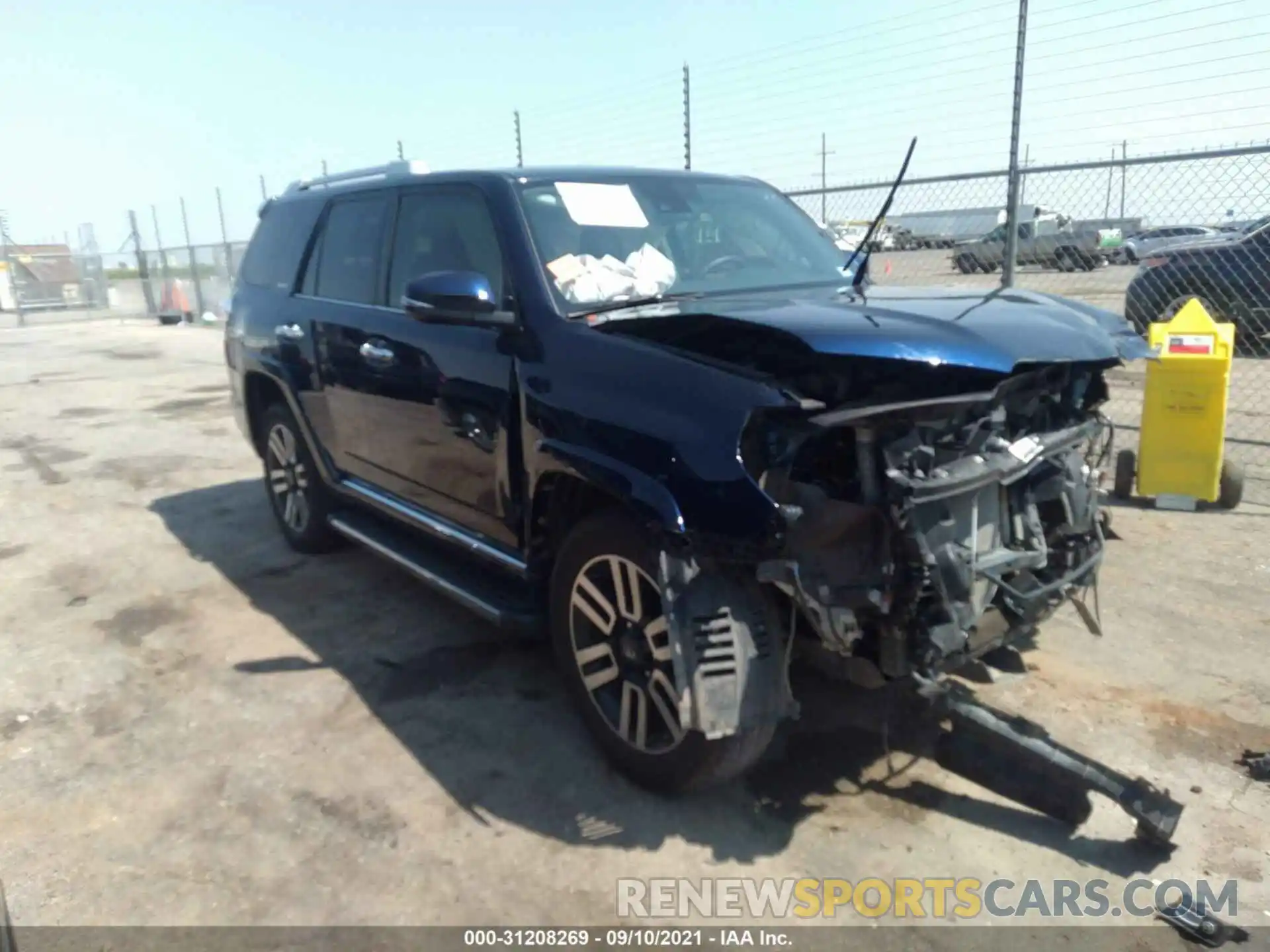 1 Photograph of a damaged car JTEBU5JR9L5750975 TOYOTA 4RUNNER 2020