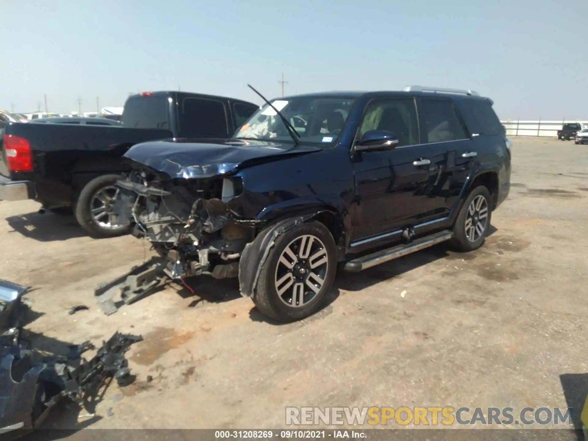 2 Photograph of a damaged car JTEBU5JR9L5750975 TOYOTA 4RUNNER 2020