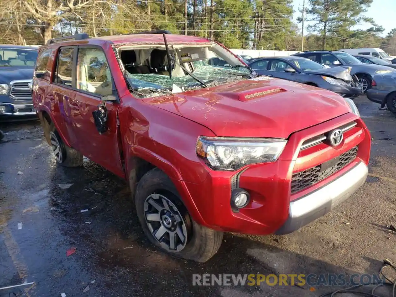 9 Photograph of a damaged car JTEBU5JR9L5755495 TOYOTA 4RUNNER 2020