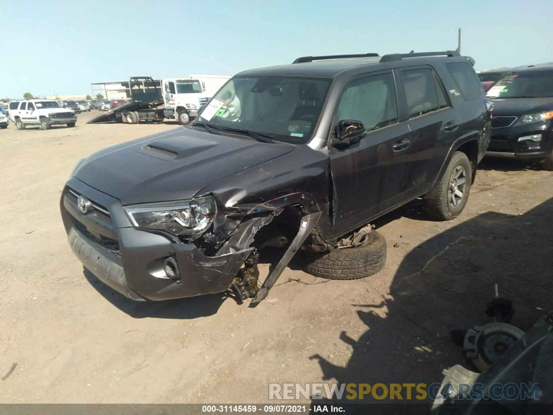 2 Photograph of a damaged car JTEBU5JR9L5766559 TOYOTA 4RUNNER 2020